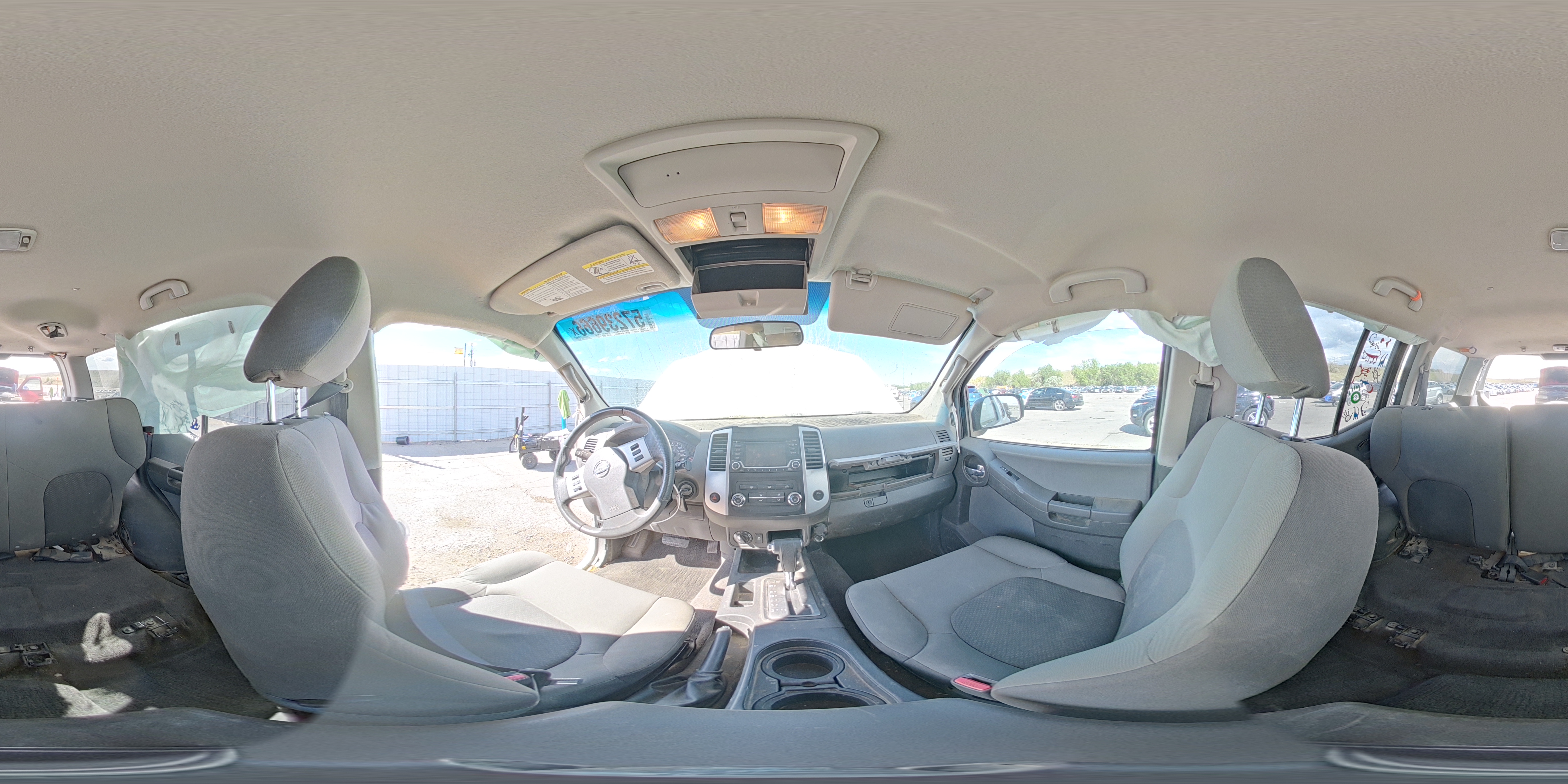 2015 Nissan Xterra X White vin: 5N1AN0NW2FN655125