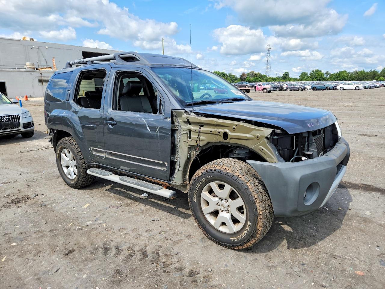 2010 Nissan Xterra X Gray vin: 5N1AN0NW3AC514407