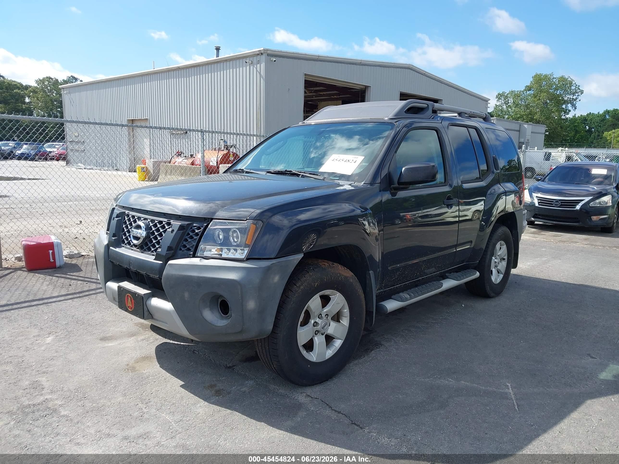 2010 Nissan Xterra S Gray vin: 5N1AN0NW3AC514519