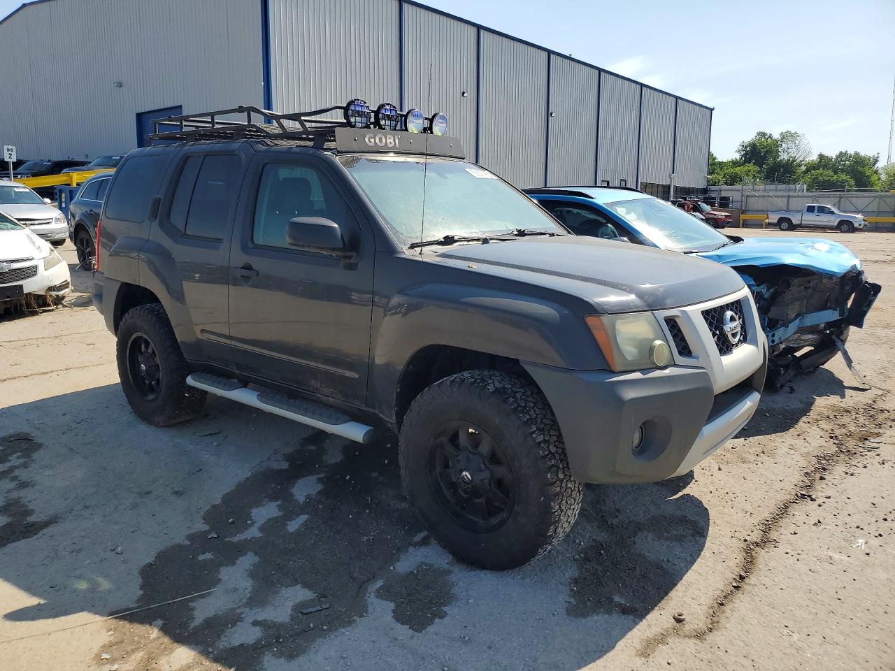 2010 Nissan Xterra X Gray vin: 5N1AN0NW3AC518036
