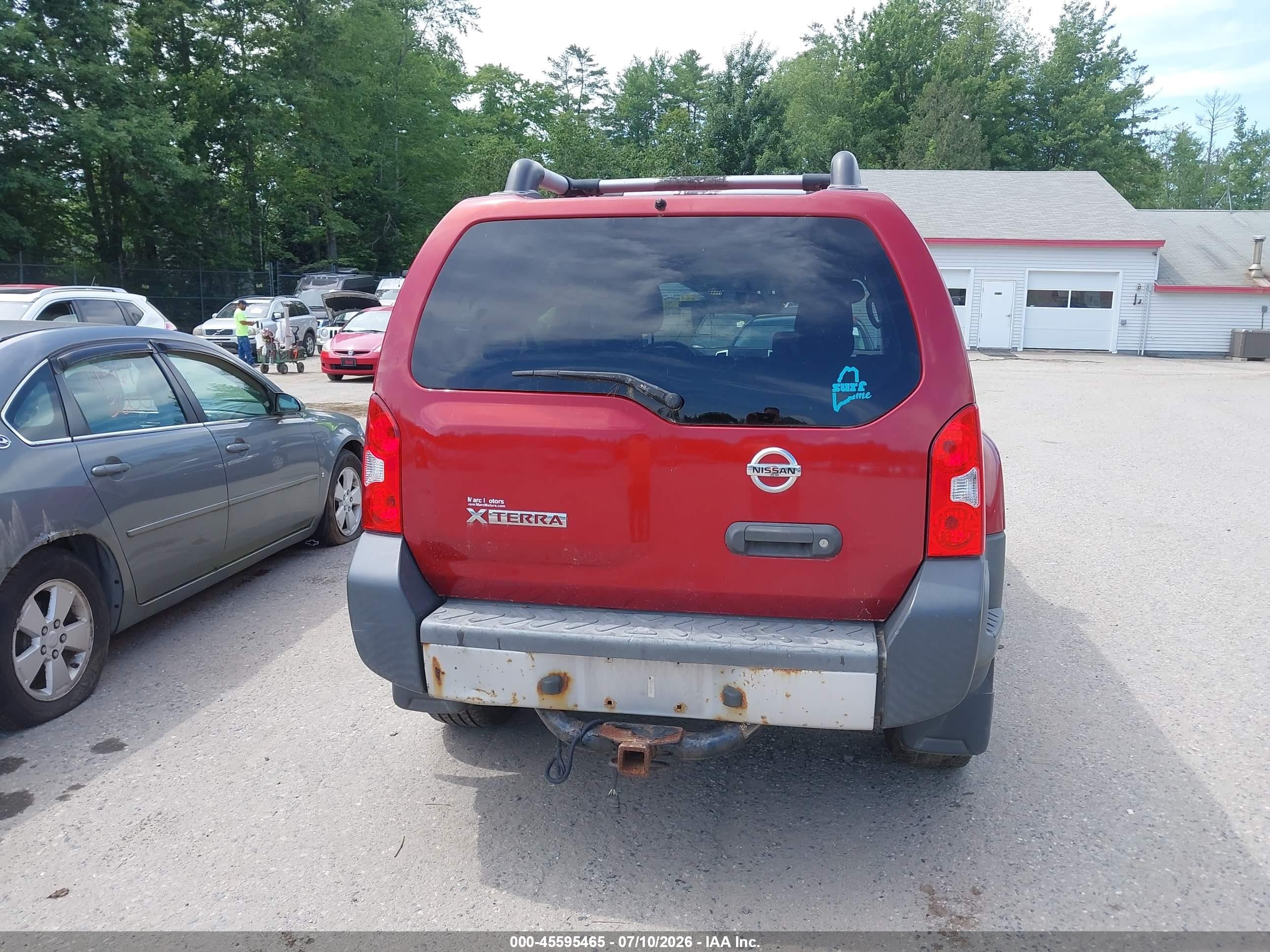 2011 Nissan Xterra S Красный vin: 5N1AN0NW3BC502114