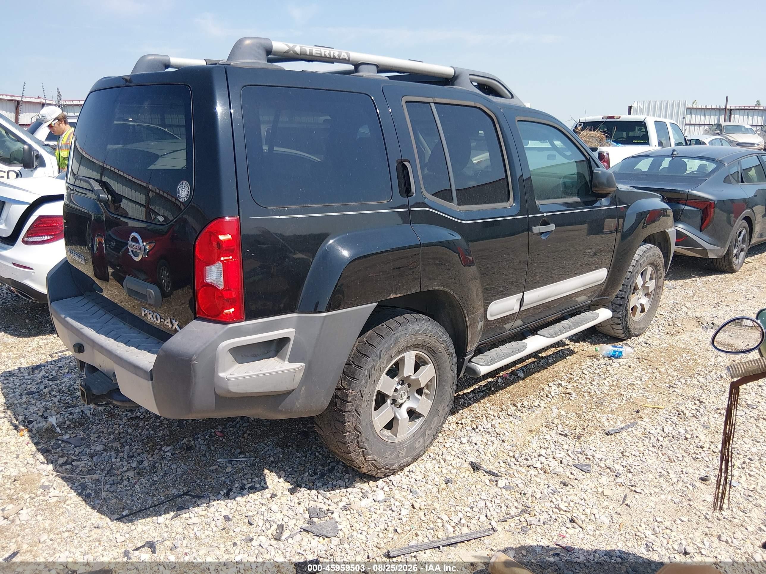 2011 Nissan Xterra Pro-4x Black vin: 5N1AN0NW3BC515459