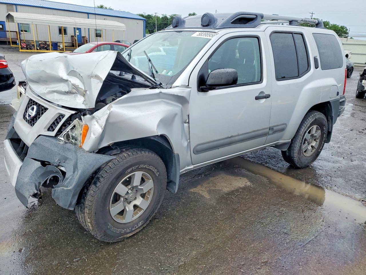 2012 Nissan Xterra X Silver vin: 5N1AN0NW3CC515317