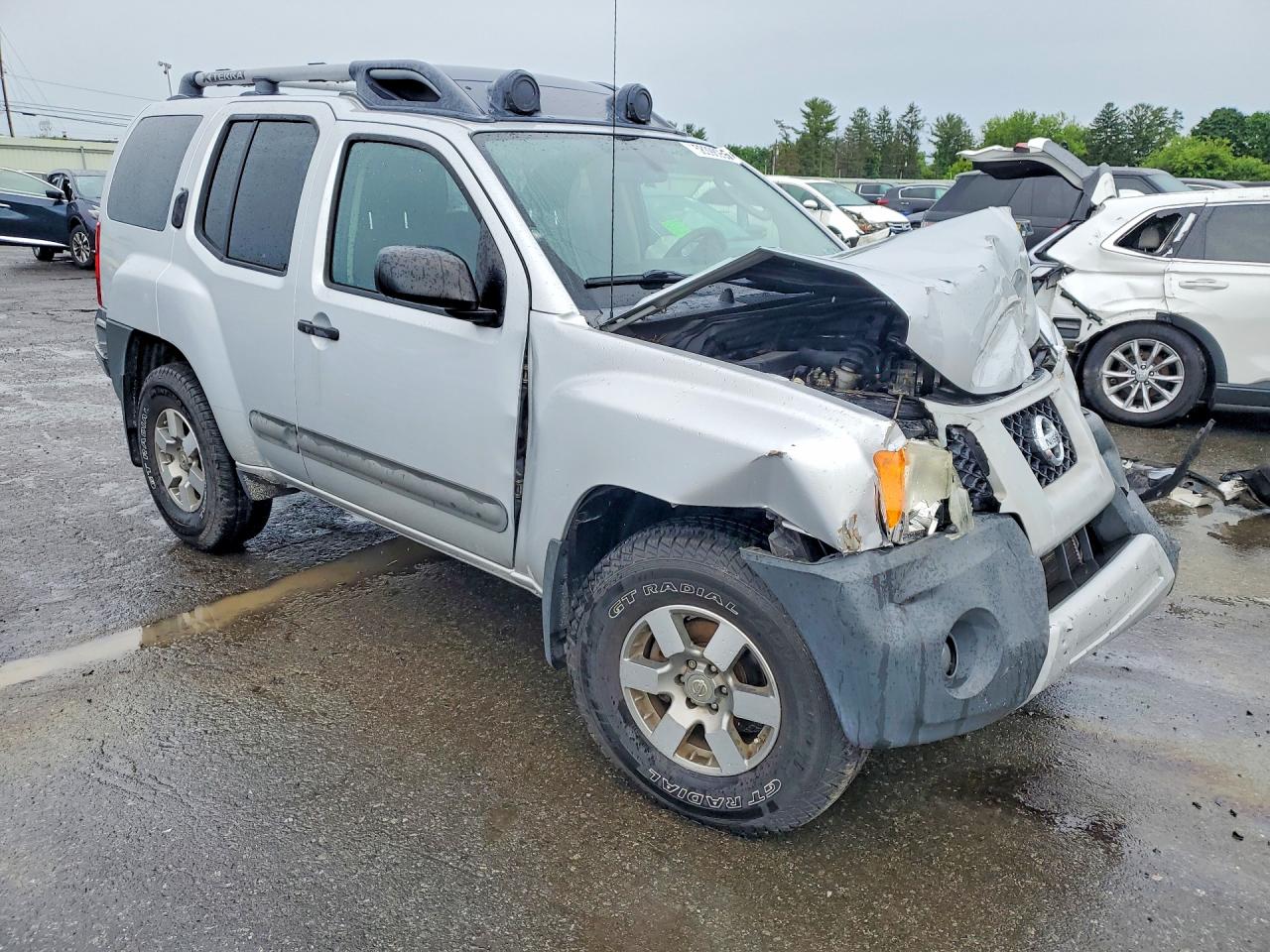 2012 Nissan Xterra X Silver vin: 5N1AN0NW3CC515317