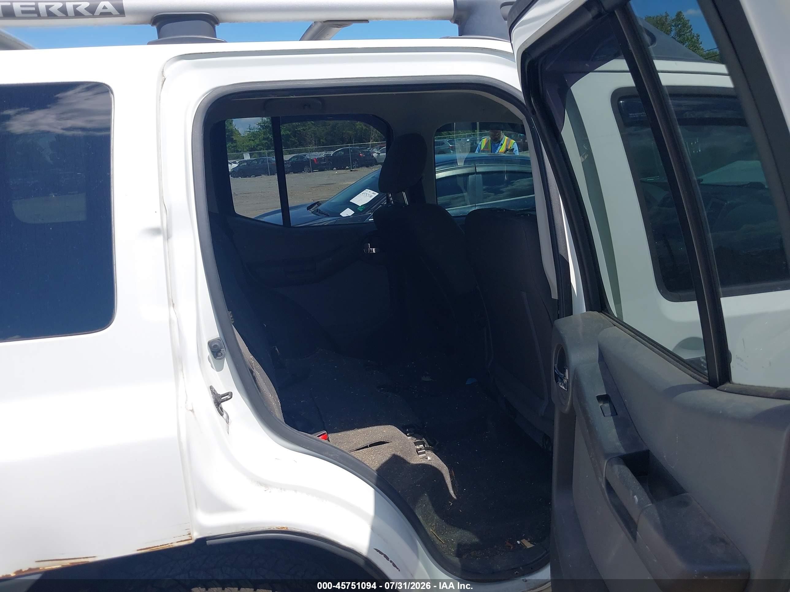 2012 Nissan Xterra S White vin: 5N1AN0NW3CN801382