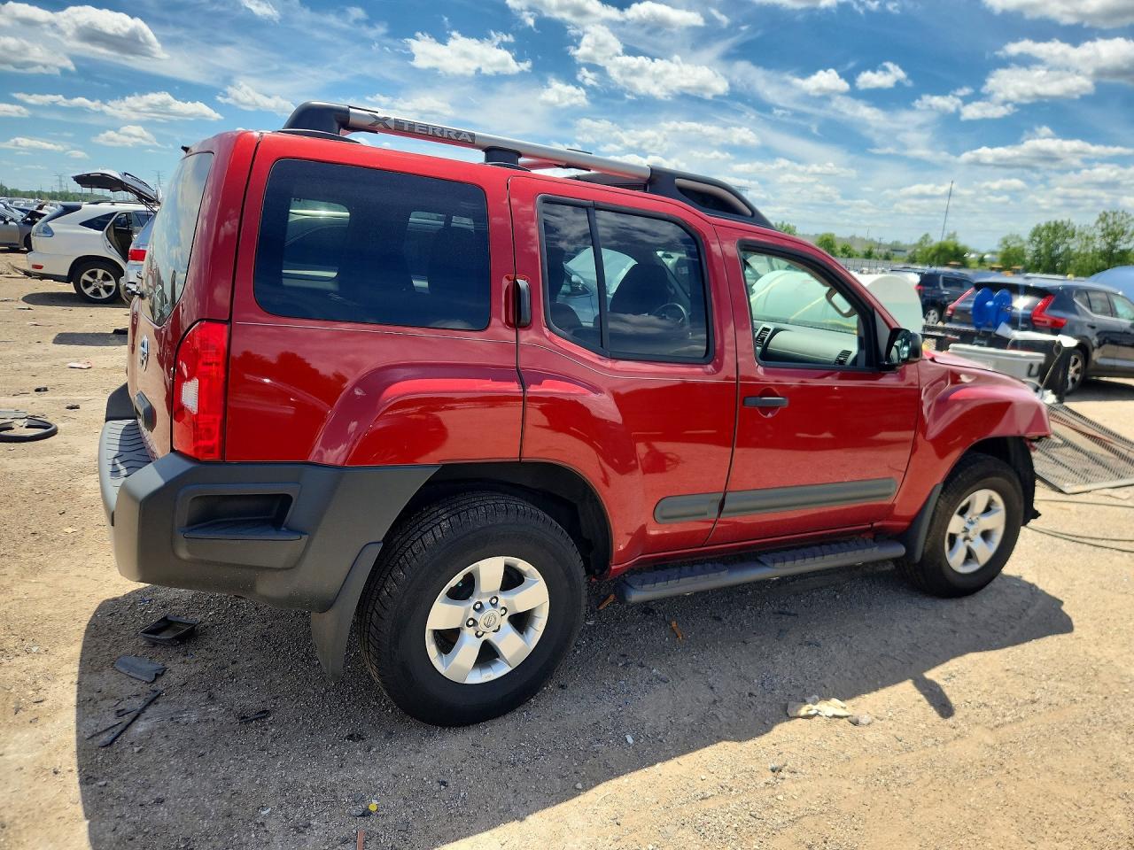 2013 Nissan Xterra X Red vin: 5N1AN0NW3DN824470