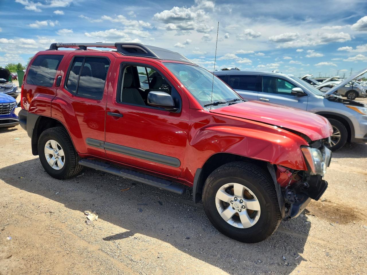 2013 Nissan Xterra X Red vin: 5N1AN0NW3DN824470