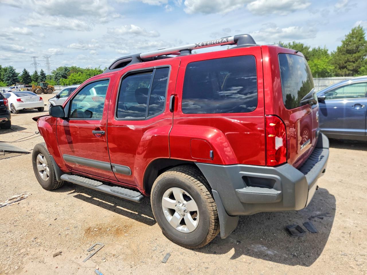 2013 Nissan Xterra X Red vin: 5N1AN0NW3DN824470