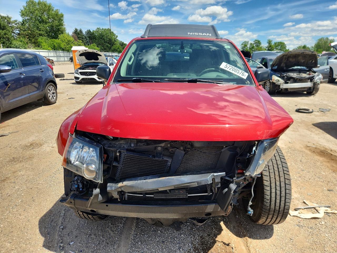 2013 Nissan Xterra X Red vin: 5N1AN0NW3DN824470