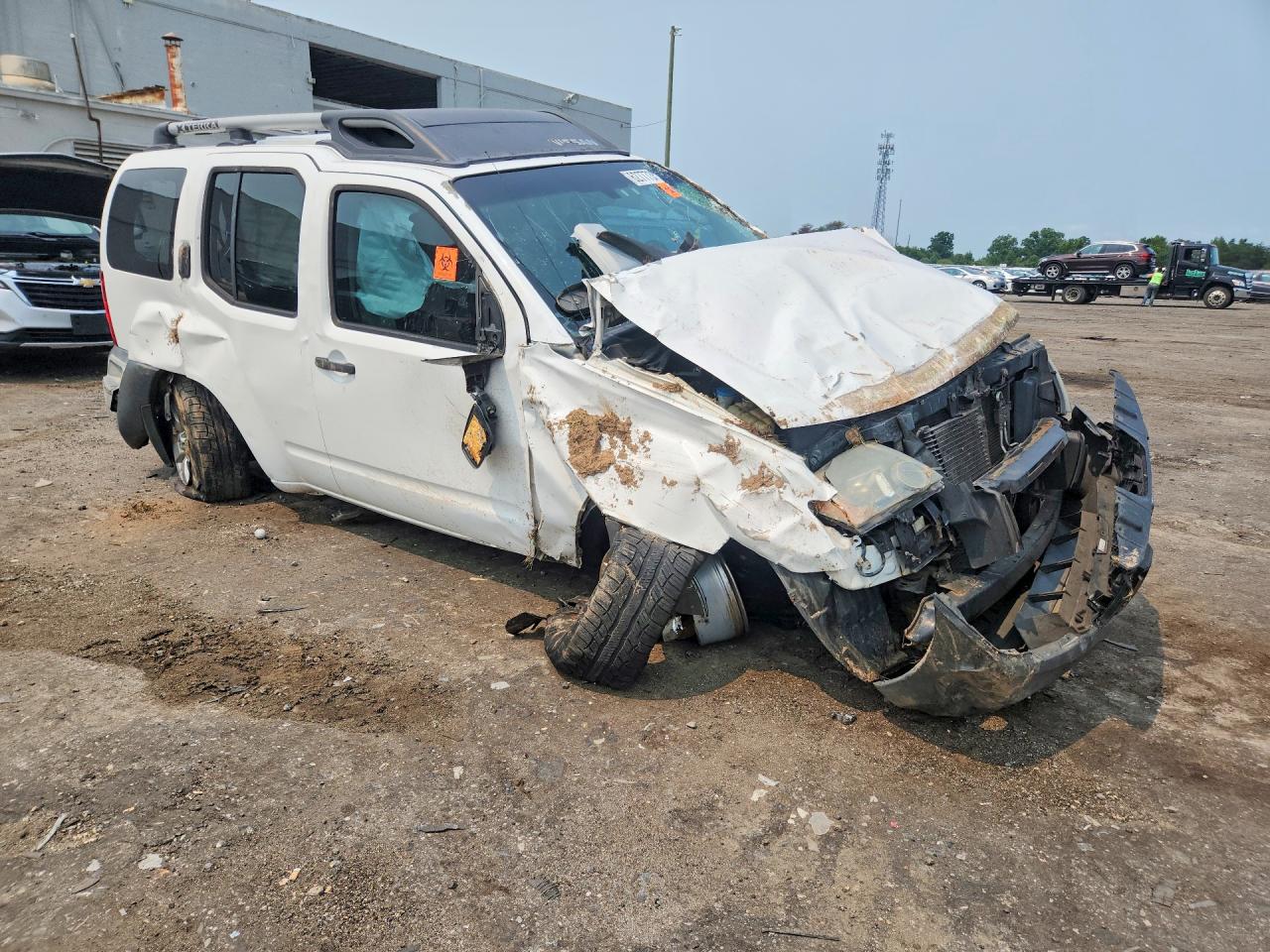 2010 Nissan Xterra X White vin: 5N1AN0NW4AC504338