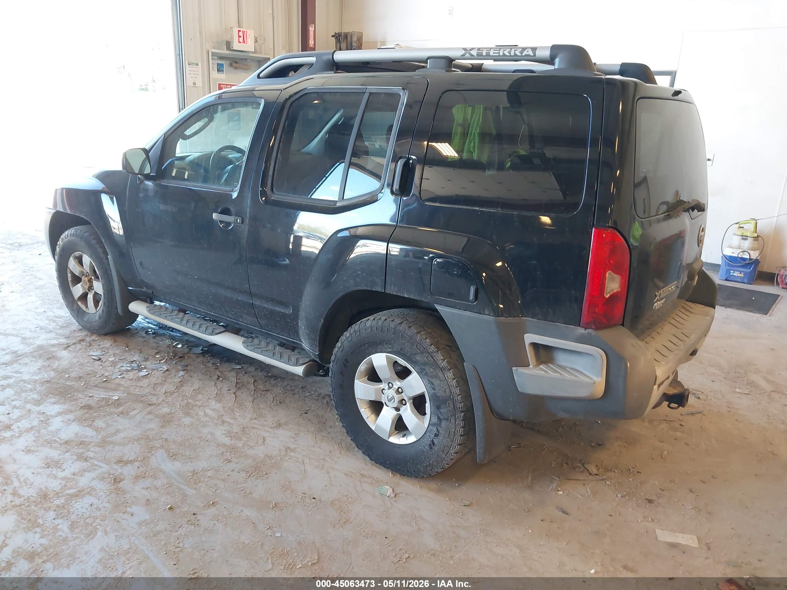 2010 Nissan Xterra S Black vin: 5N1AN0NW4AC505845