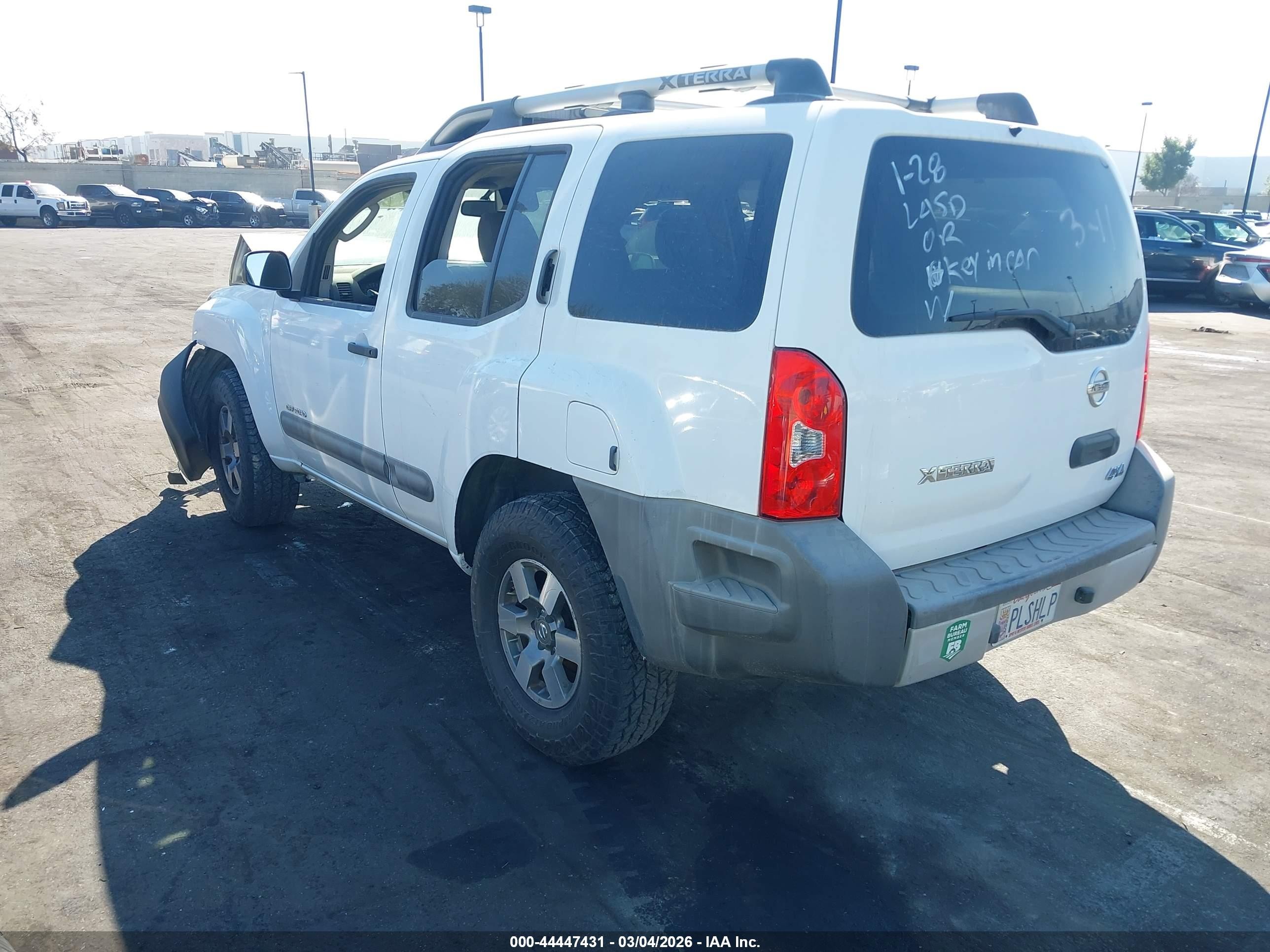 2010 Nissan Xterra Off Road White vin: 5N1AN0NW4AC515775