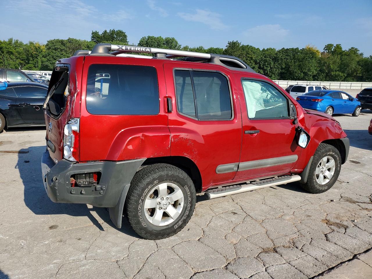2010 Nissan Xterra X Red vin: 5N1AN0NW4AC521091