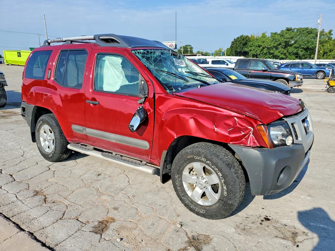 2010 Nissan Xterra X Red vin: 5N1AN0NW4AC521091