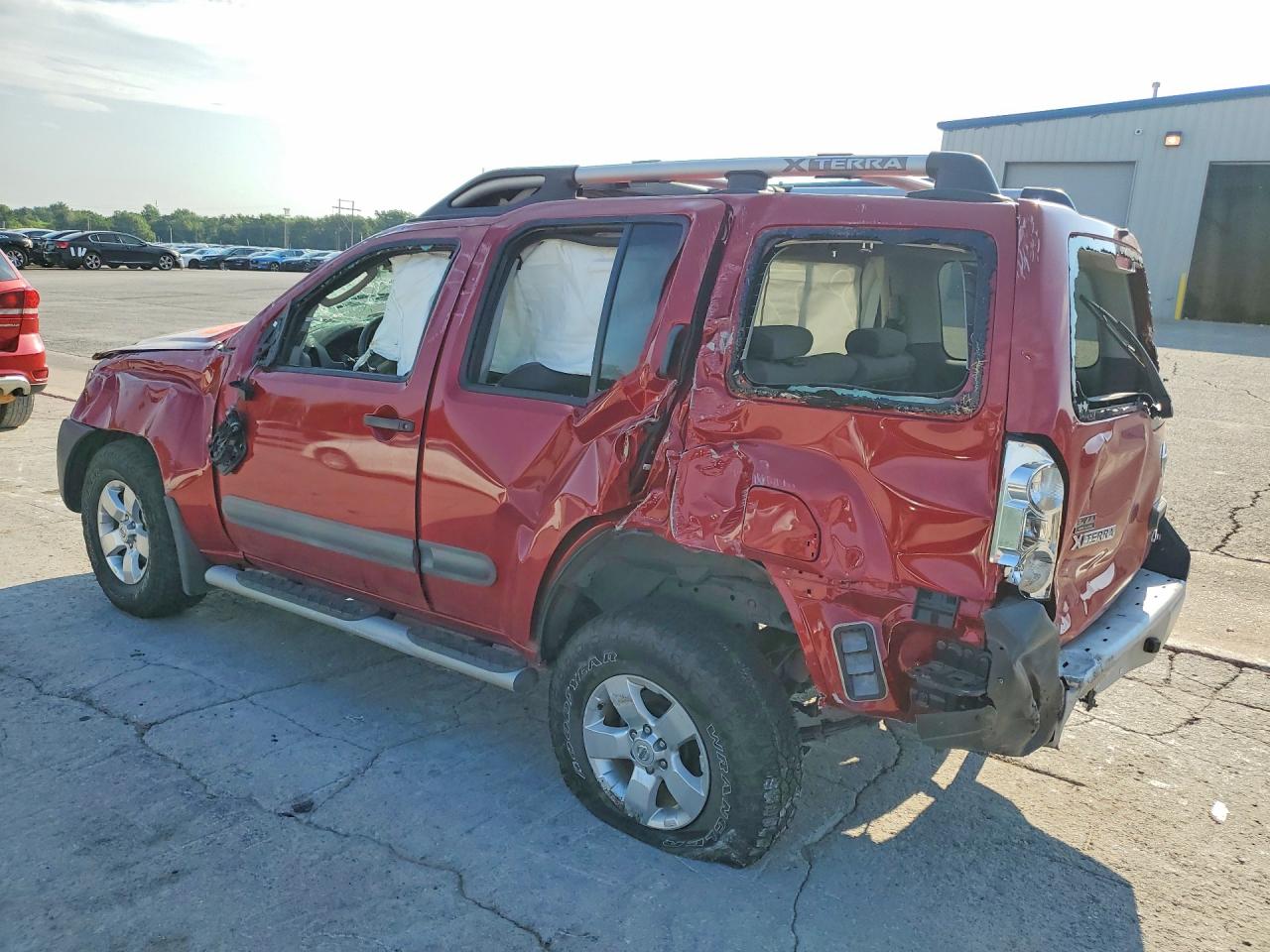 2010 Nissan Xterra X Red vin: 5N1AN0NW4AC521091