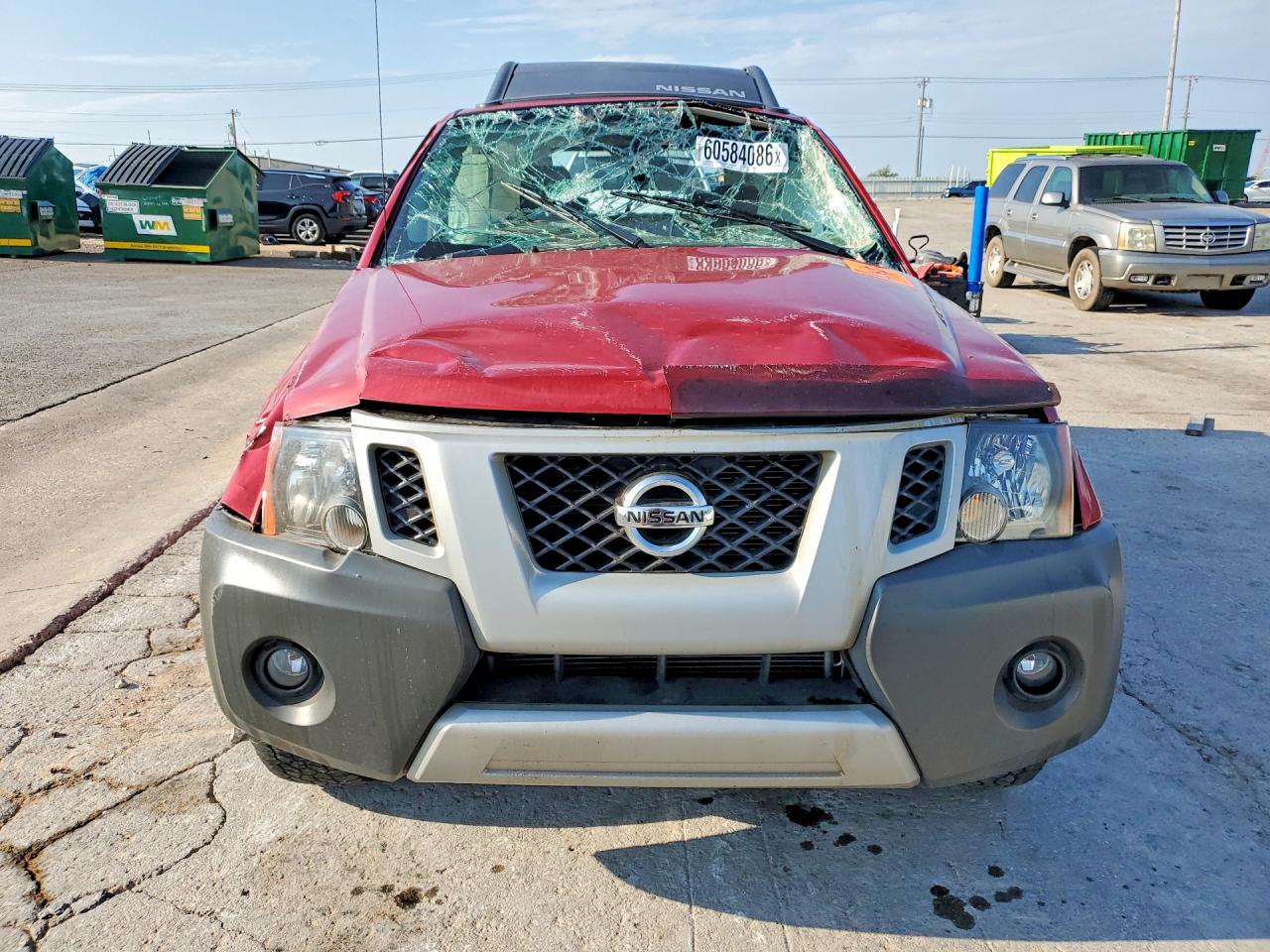 2010 Nissan Xterra X Red vin: 5N1AN0NW4AC521091