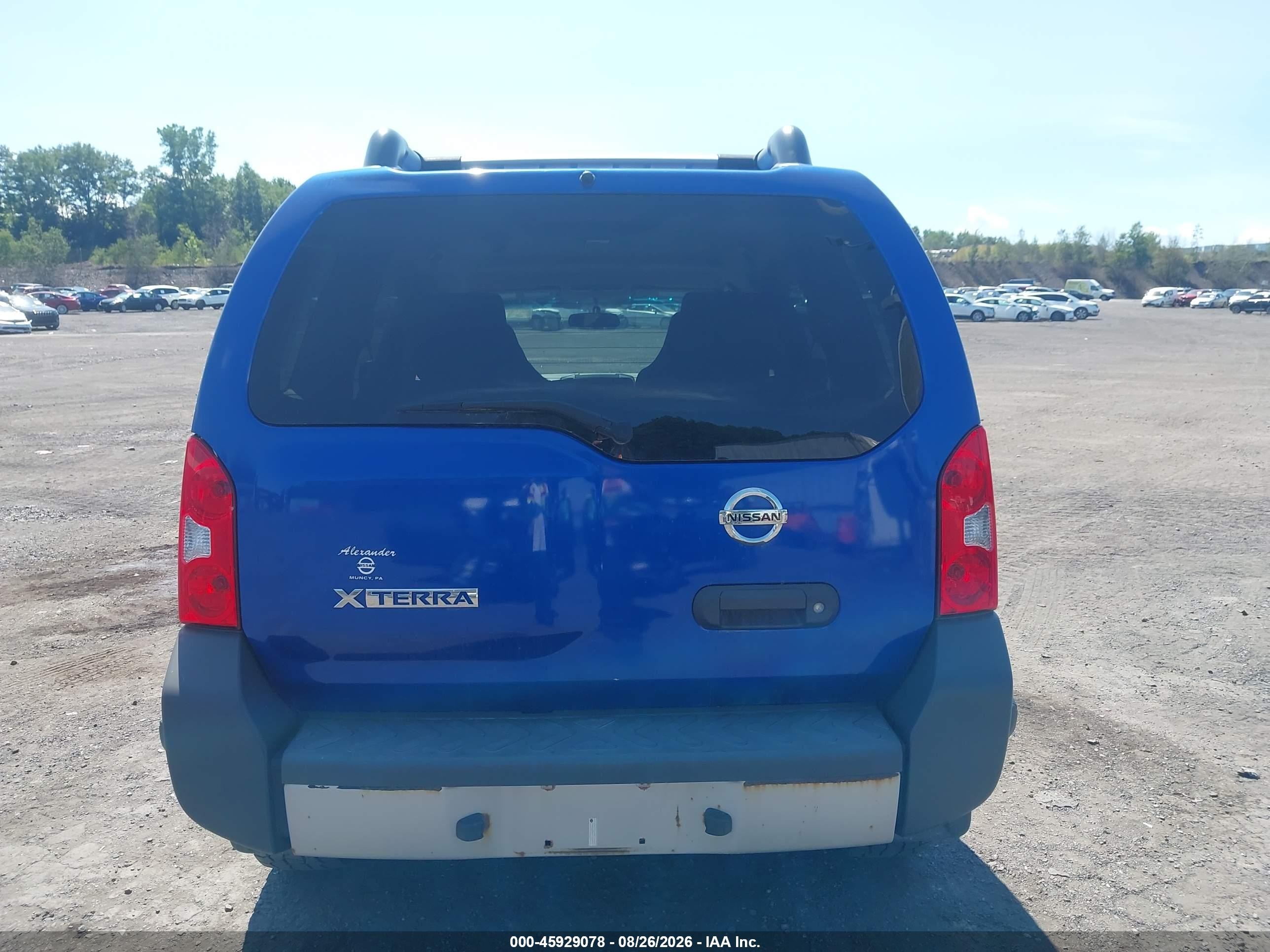 2012 Nissan Xterra S Blue vin: 5N1AN0NW4CC508876
