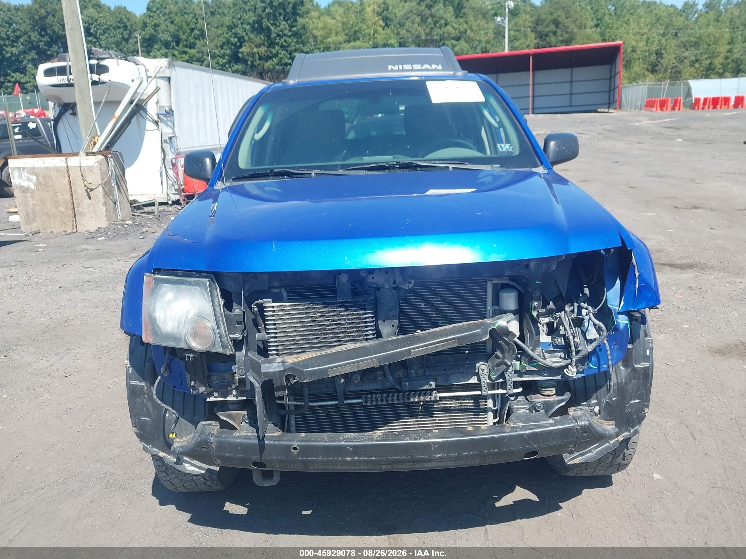 2012 Nissan Xterra S Blue vin: 5N1AN0NW4CC508876