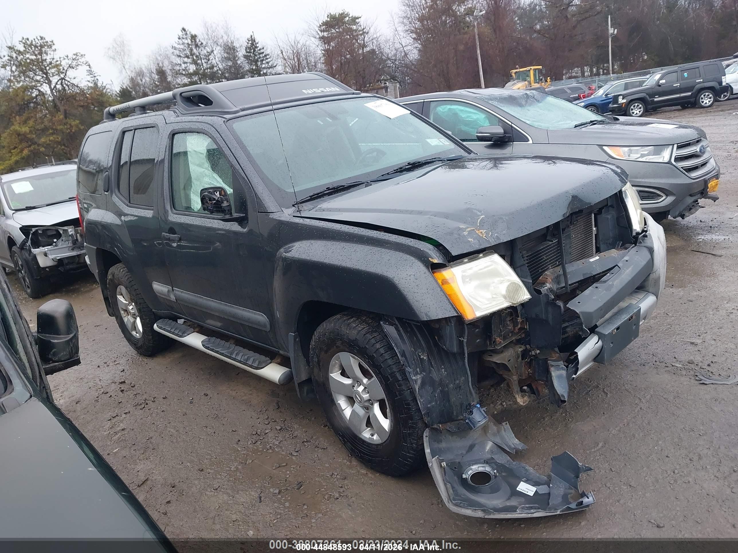 2012 Nissan Xterra S Серый vin: 5N1AN0NW4CC512359