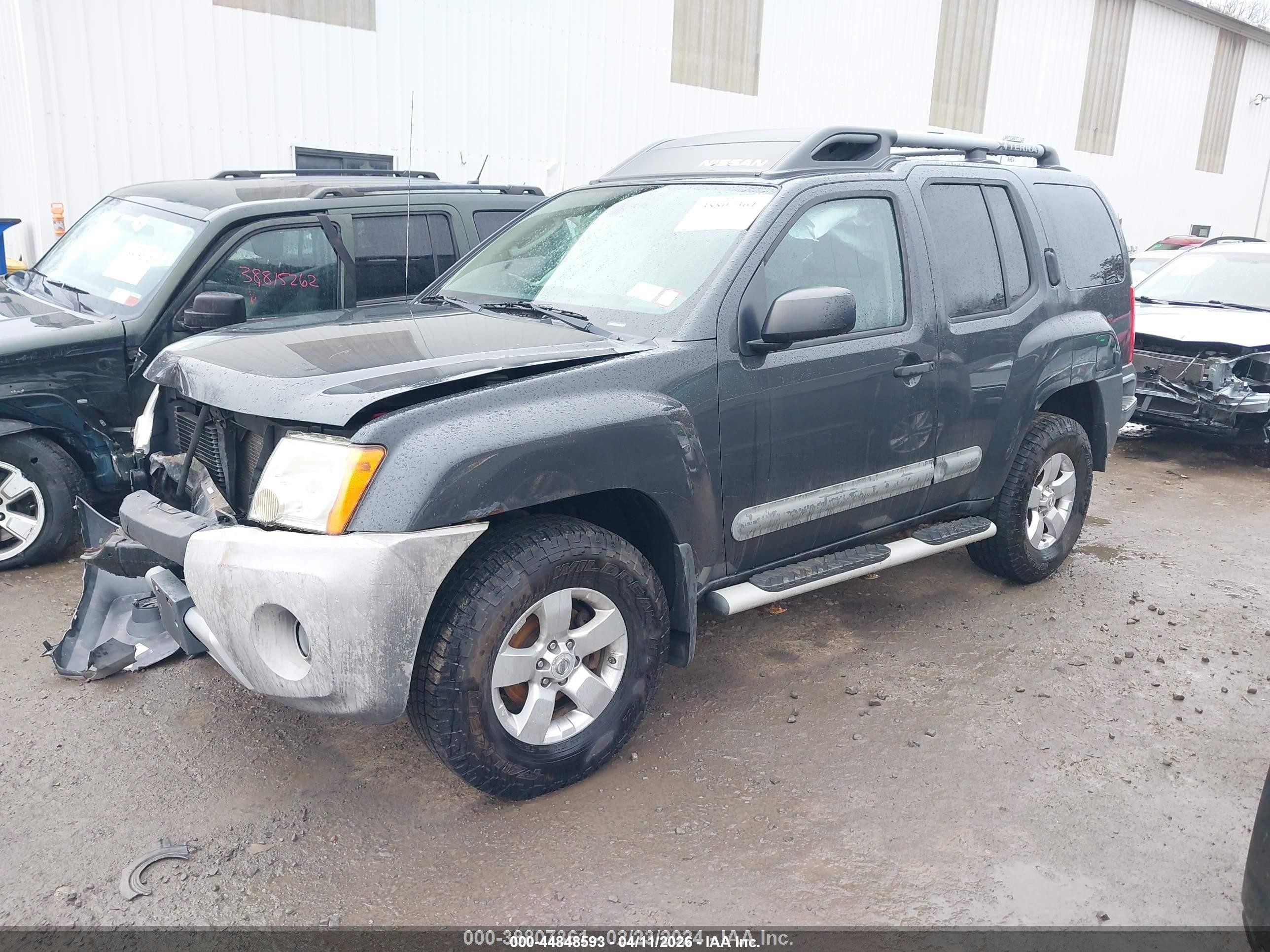 2012 Nissan Xterra S Серый vin: 5N1AN0NW4CC512359