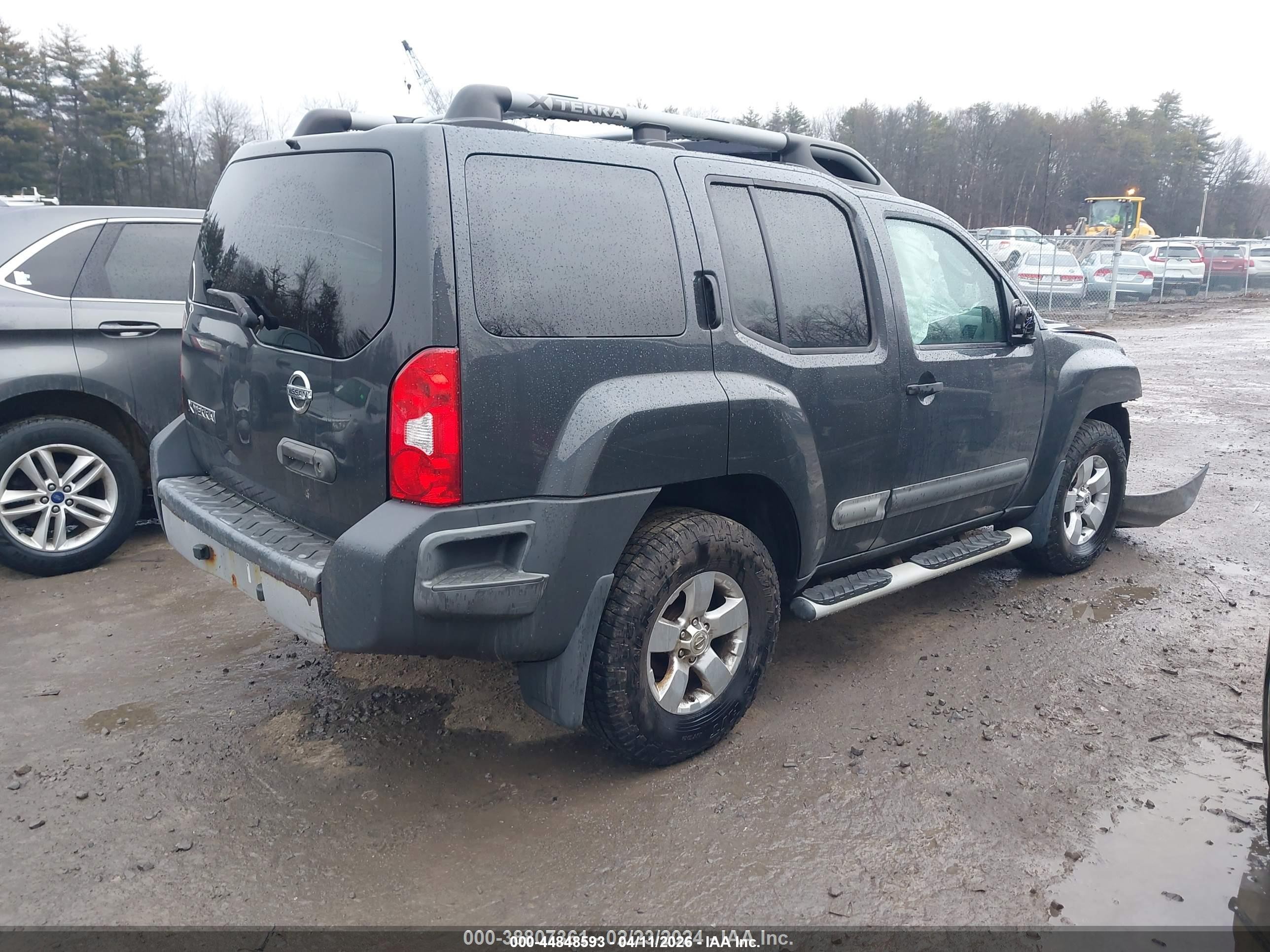 2012 Nissan Xterra S Серый vin: 5N1AN0NW4CC512359