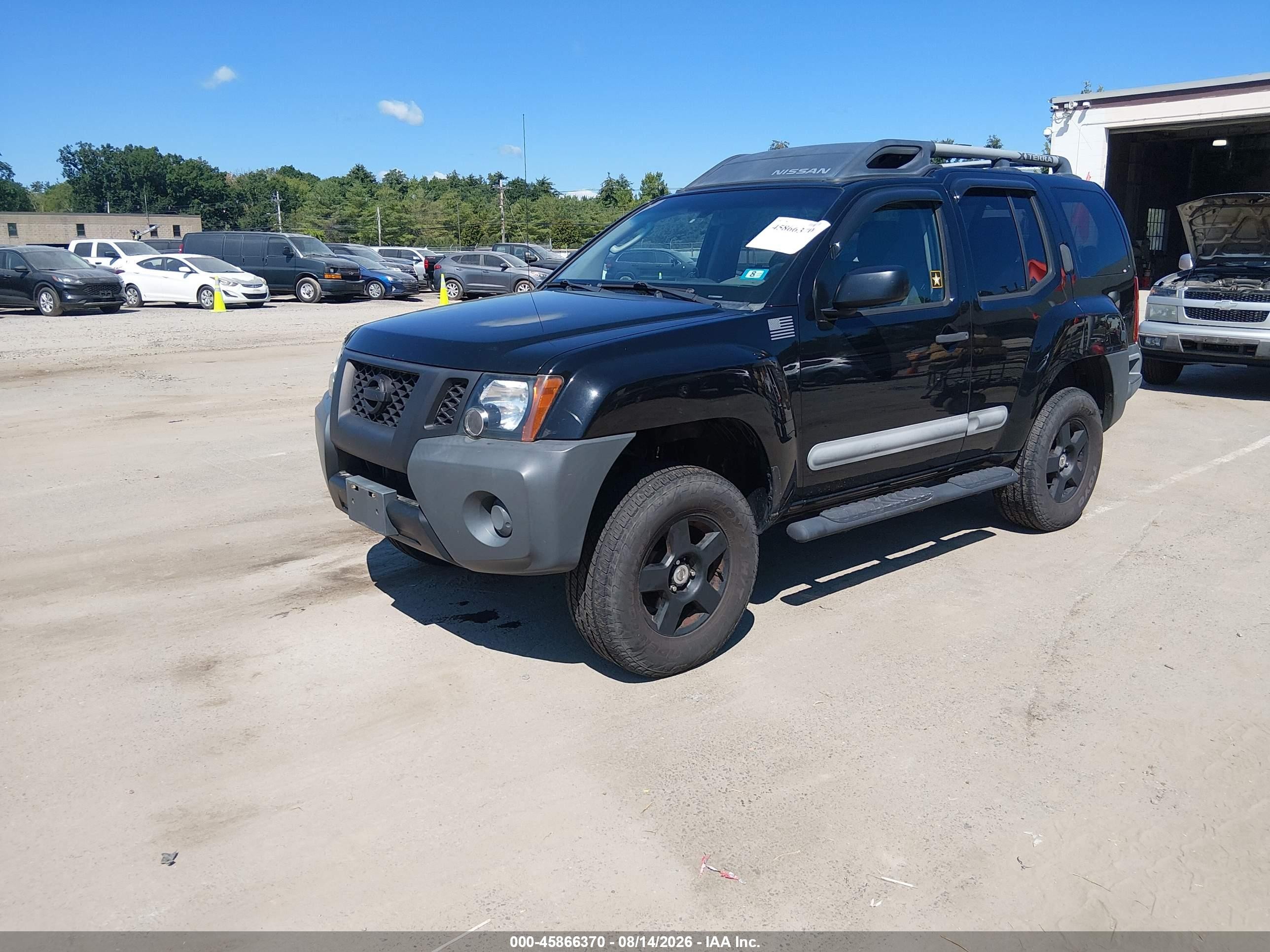 2012 Nissan Xterra S Черный vin: 5N1AN0NW5CC502987
