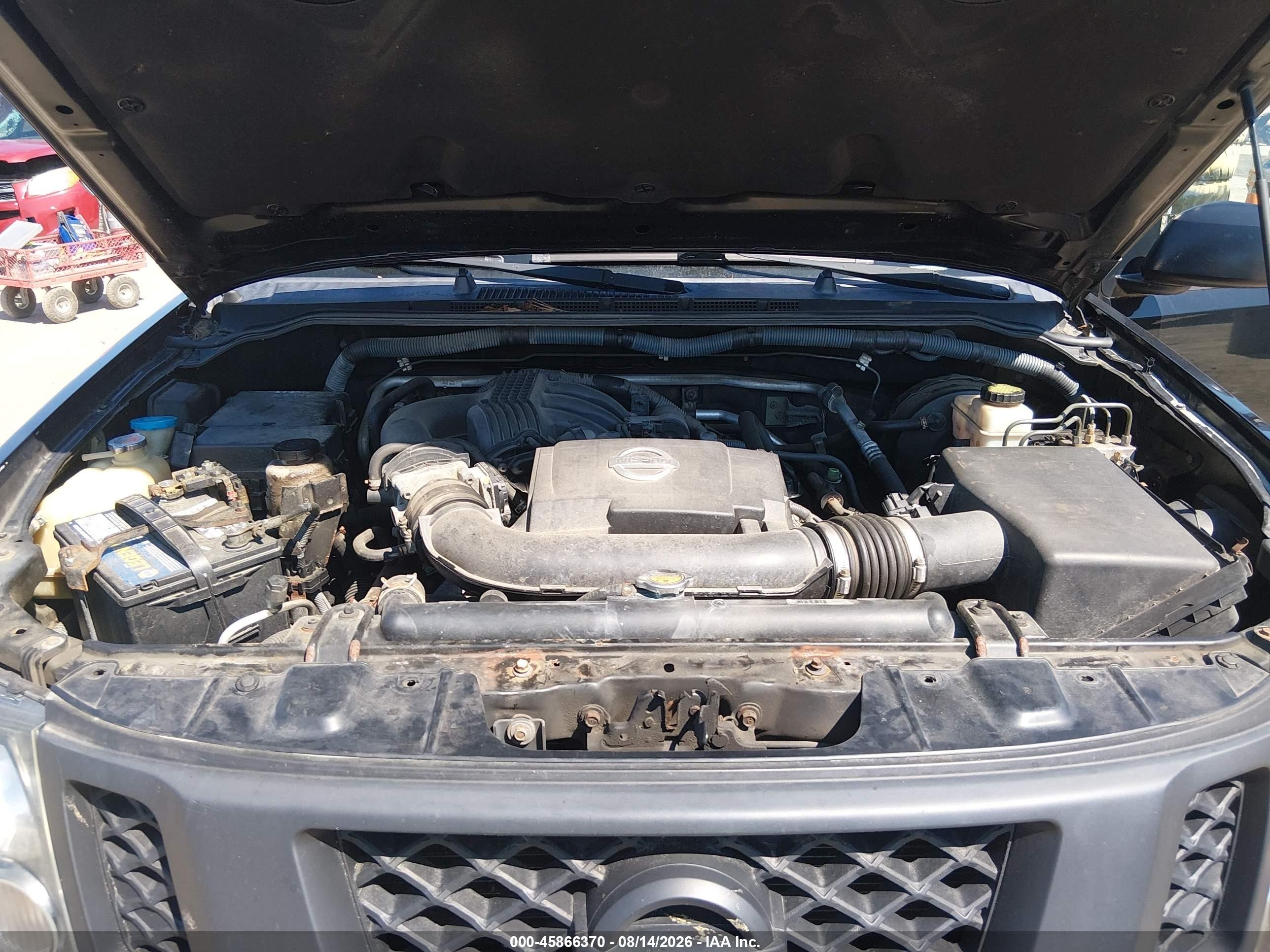 2012 Nissan Xterra S Черный vin: 5N1AN0NW5CC502987