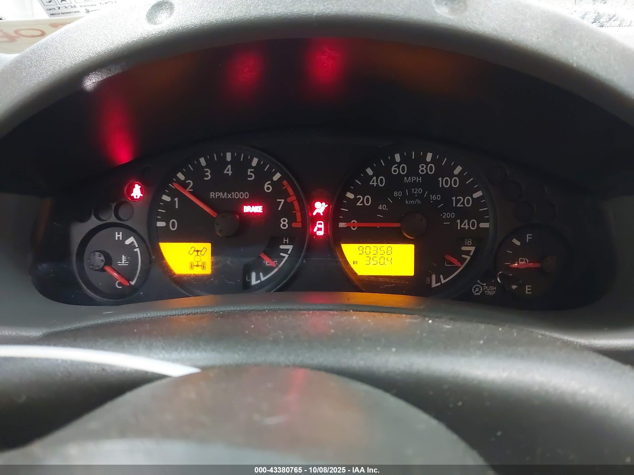 2015 Nissan Xterra S White vin: 5N1AN0NW5FN650131