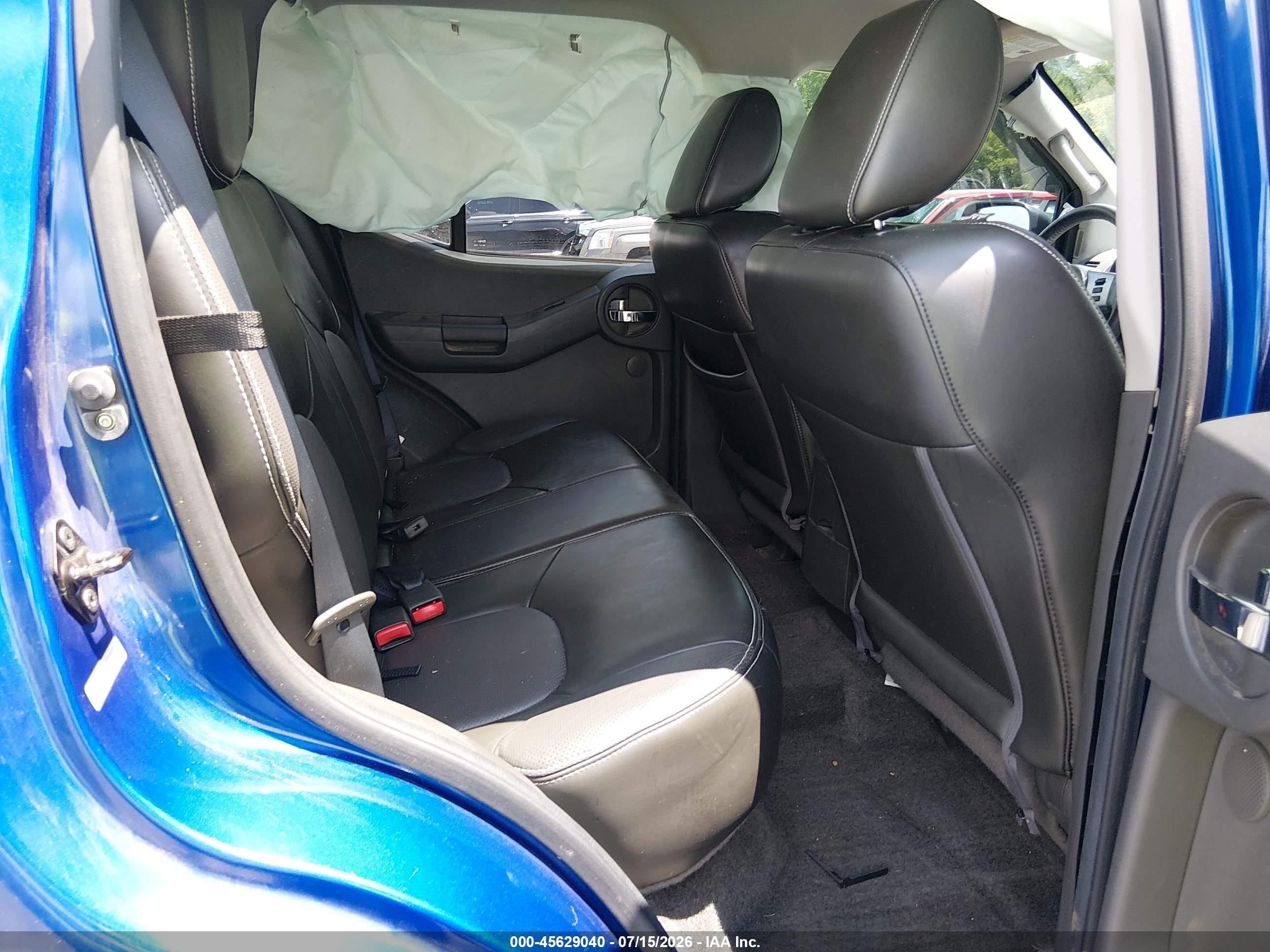 2015 Nissan Xterra Pro-4x Blue vin: 5N1AN0NW5FN663154