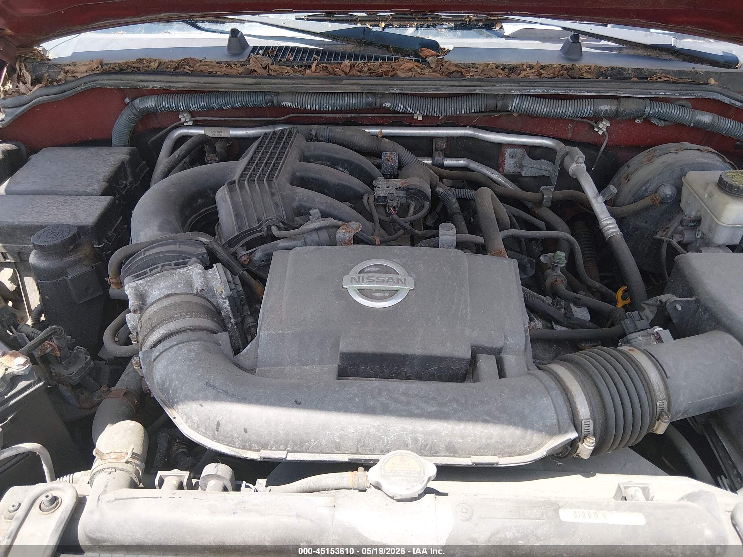 2011 Nissan Xterra S Red vin: 5N1AN0NW6BC503239