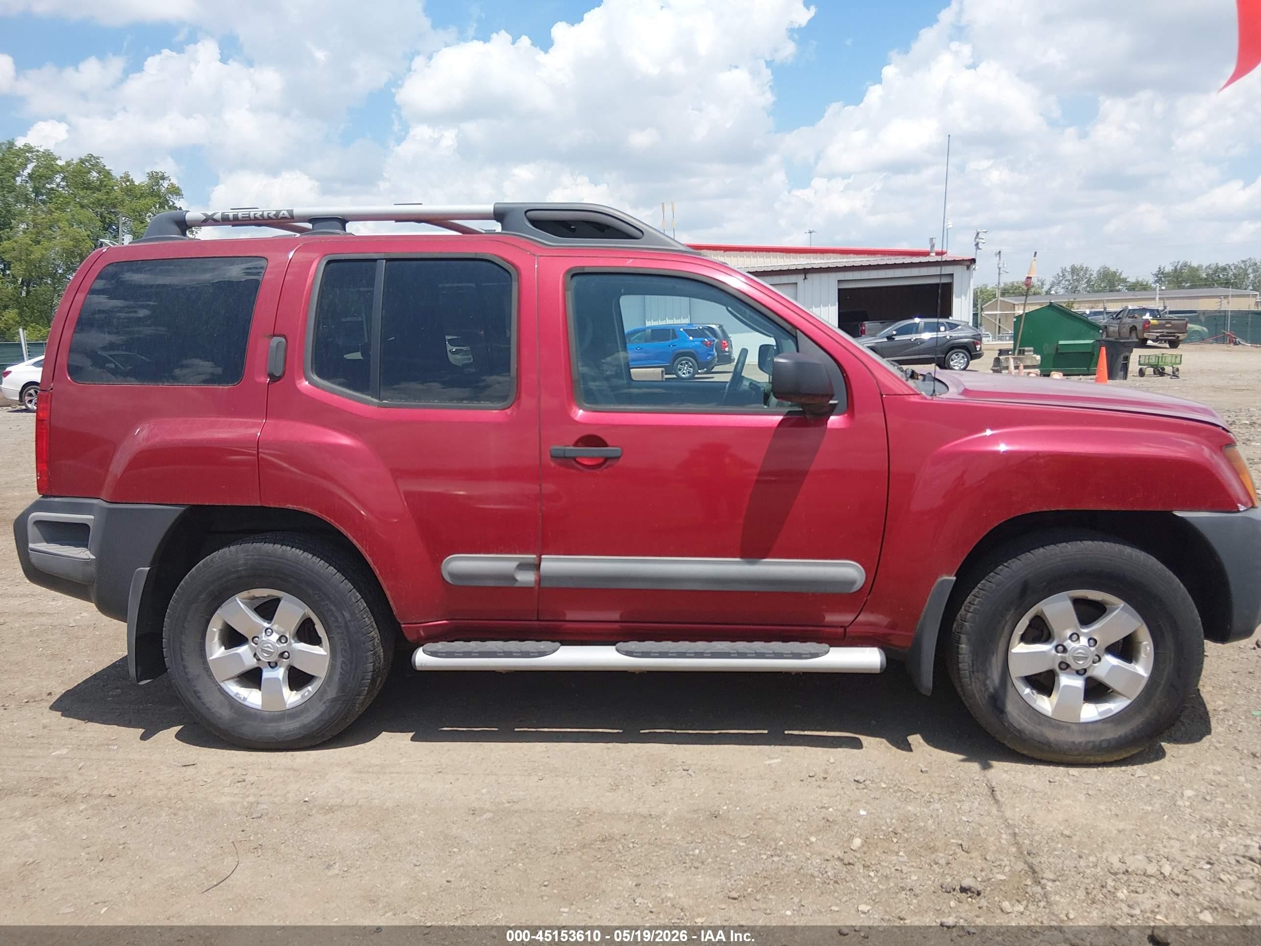 2011 Nissan Xterra S Red vin: 5N1AN0NW6BC503239