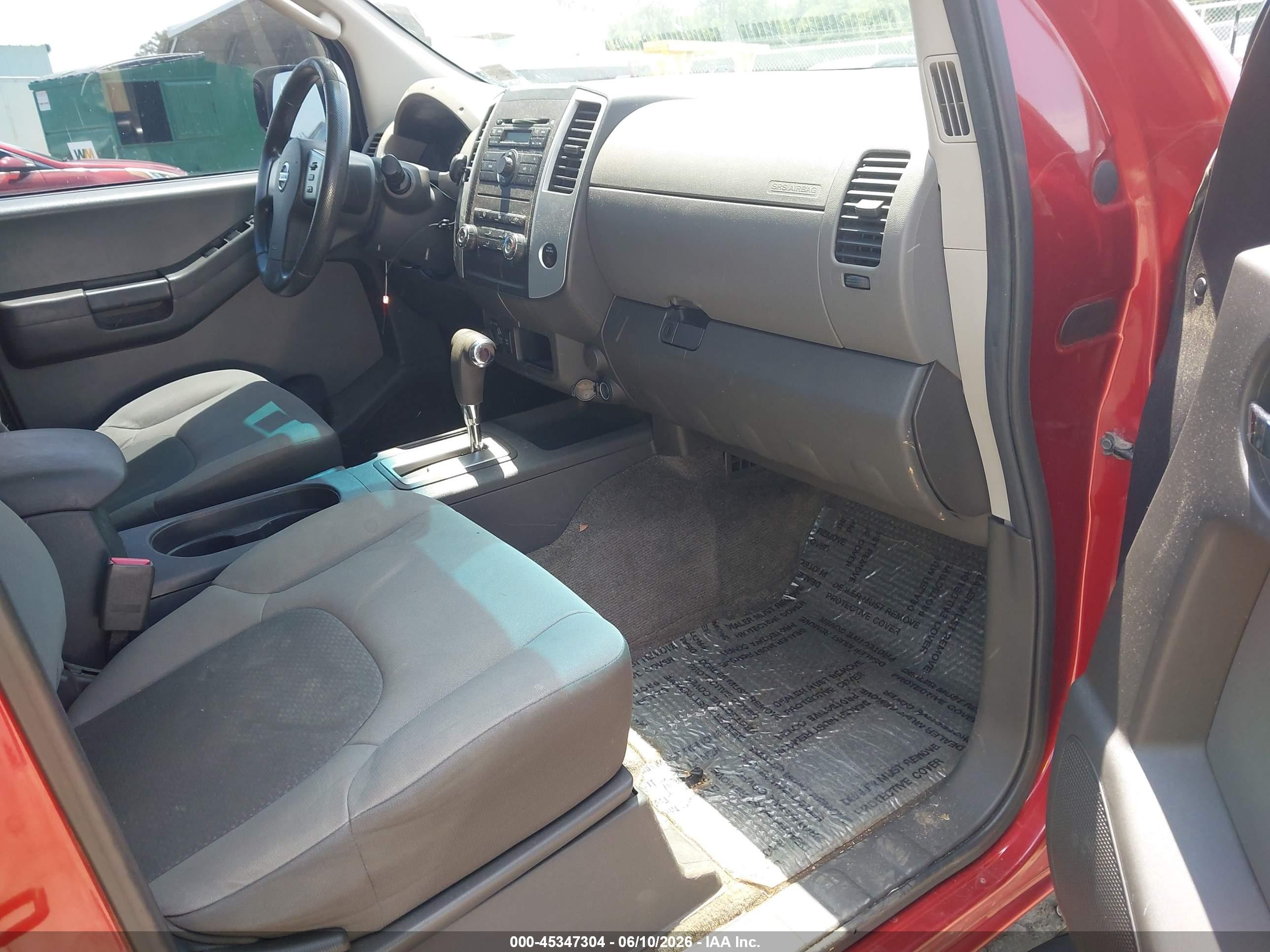 2011 Nissan Xterra S Red vin: 5N1AN0NW6BC504536