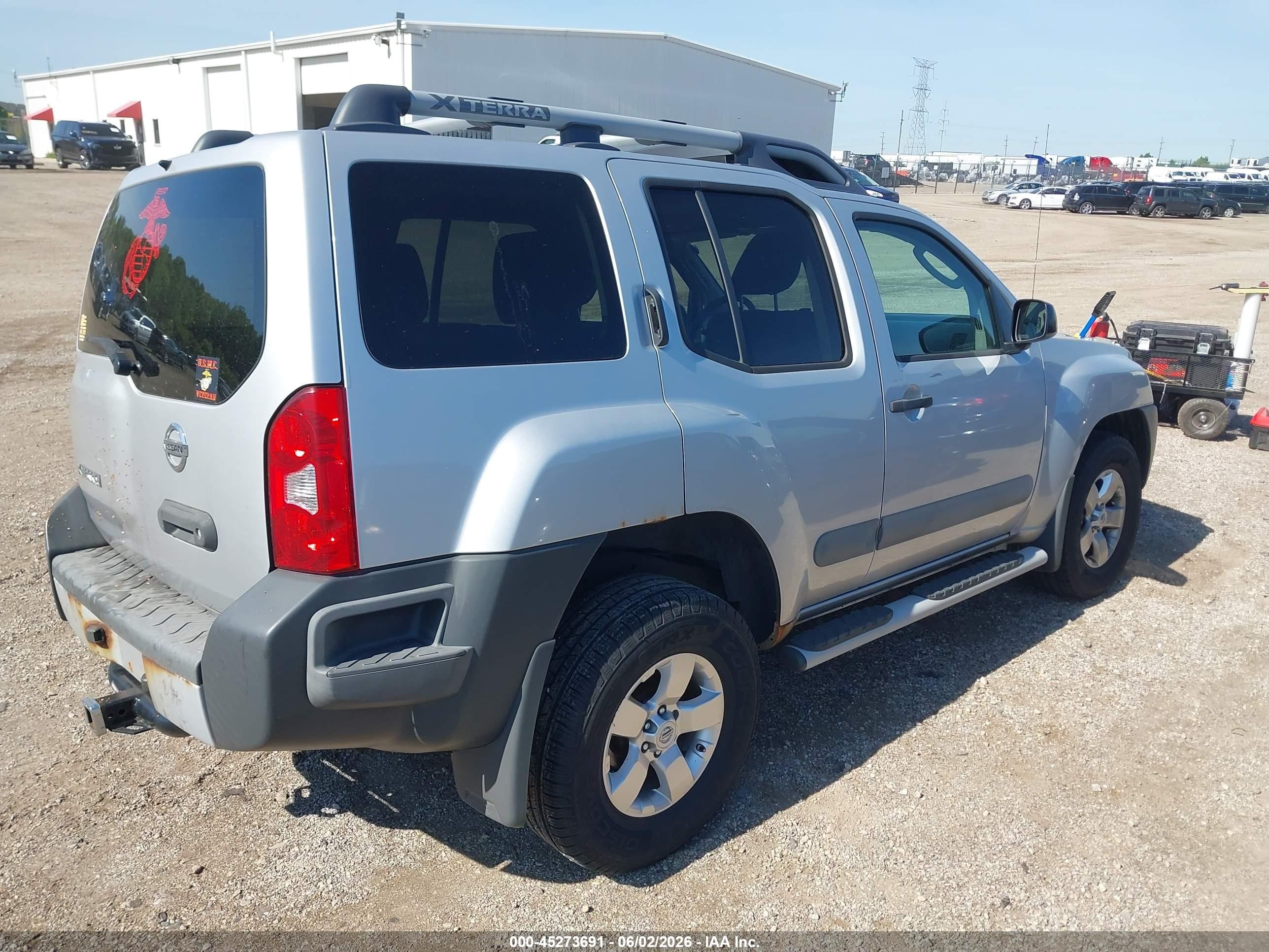 2012 Nissan Xterra S Silver vin: 5N1AN0NW6CC508863