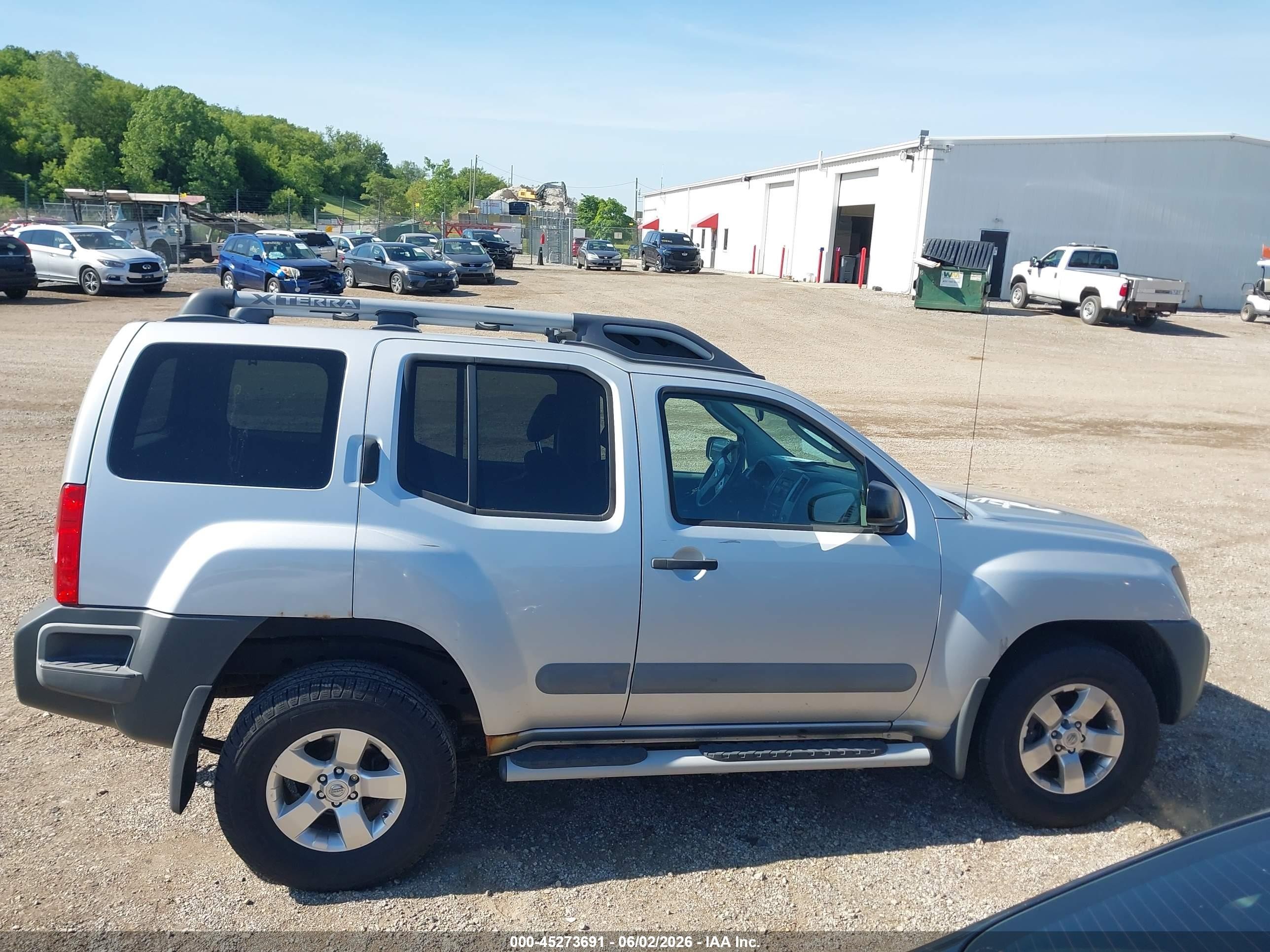 2012 Nissan Xterra S Silver vin: 5N1AN0NW6CC508863