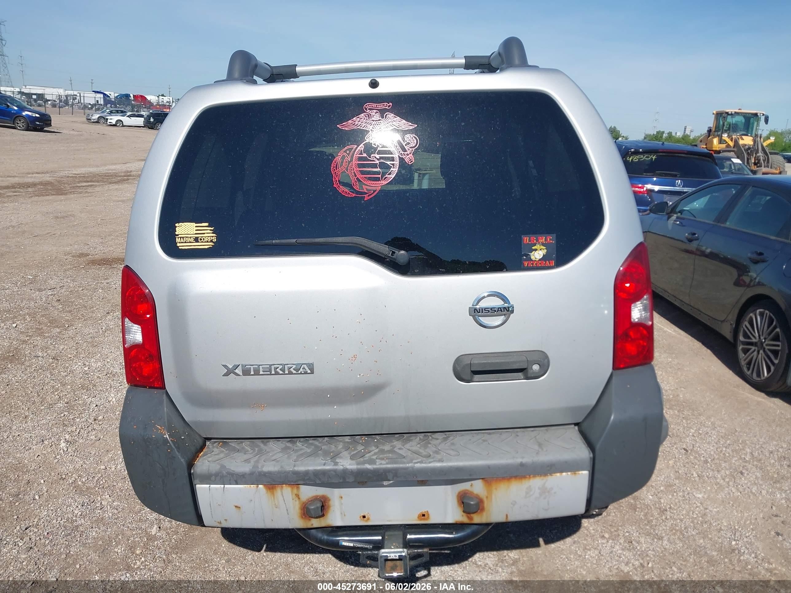 2012 Nissan Xterra S Silver vin: 5N1AN0NW6CC508863