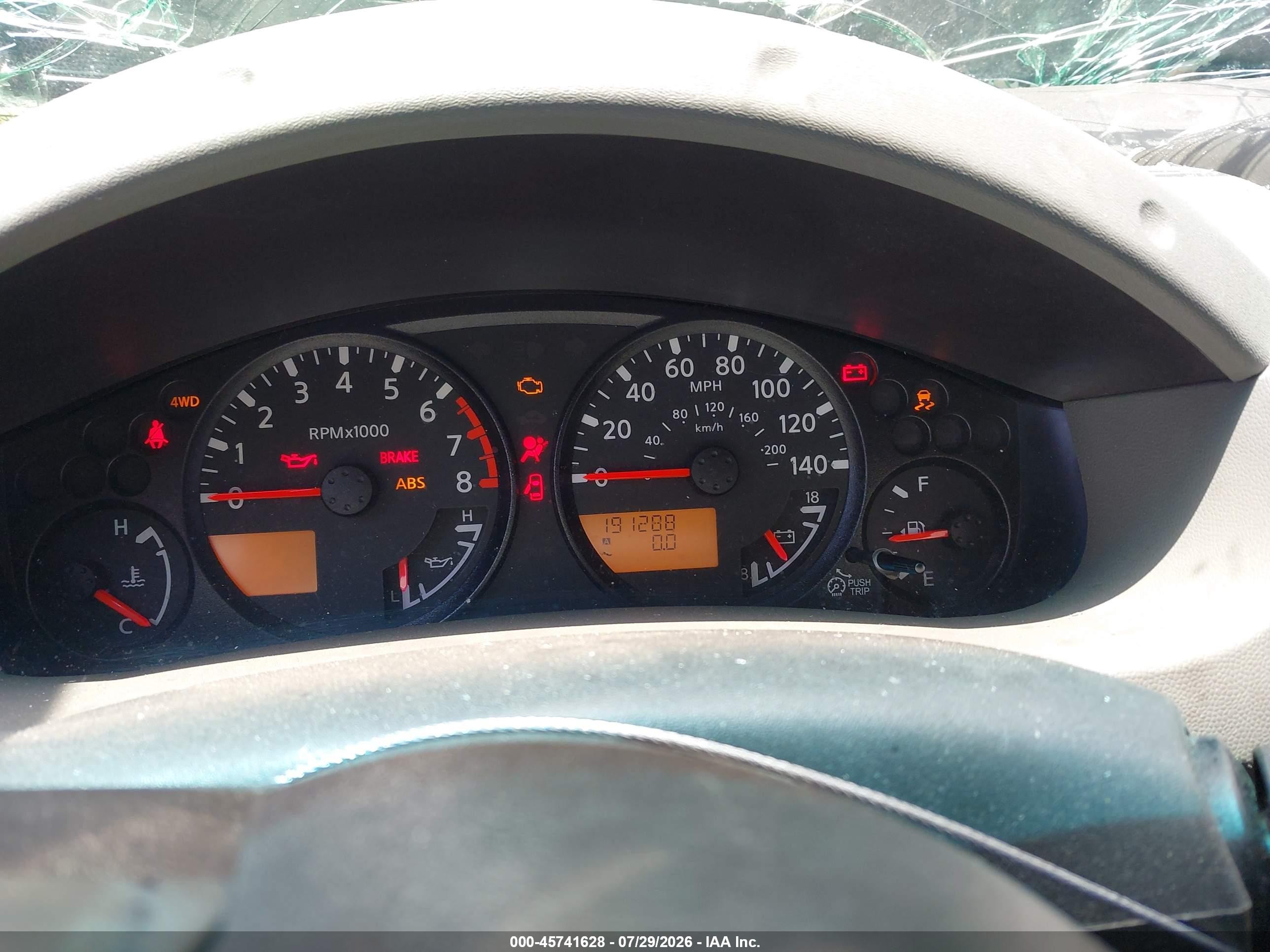 2012 Nissan Xterra S Серый vin: 5N1AN0NW6CC515232