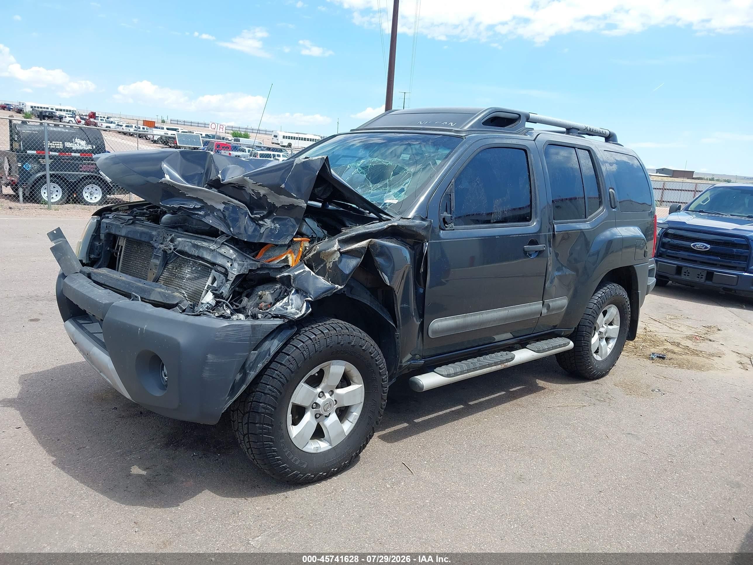 2012 Nissan Xterra S Серый vin: 5N1AN0NW6CC515232