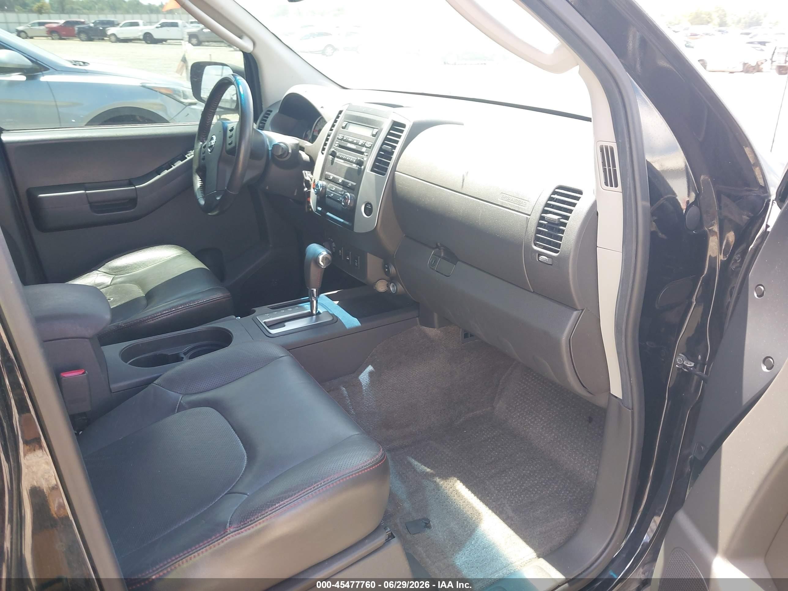 2012 Nissan Xterra Pro-4x Black vin: 5N1AN0NW6CC521144