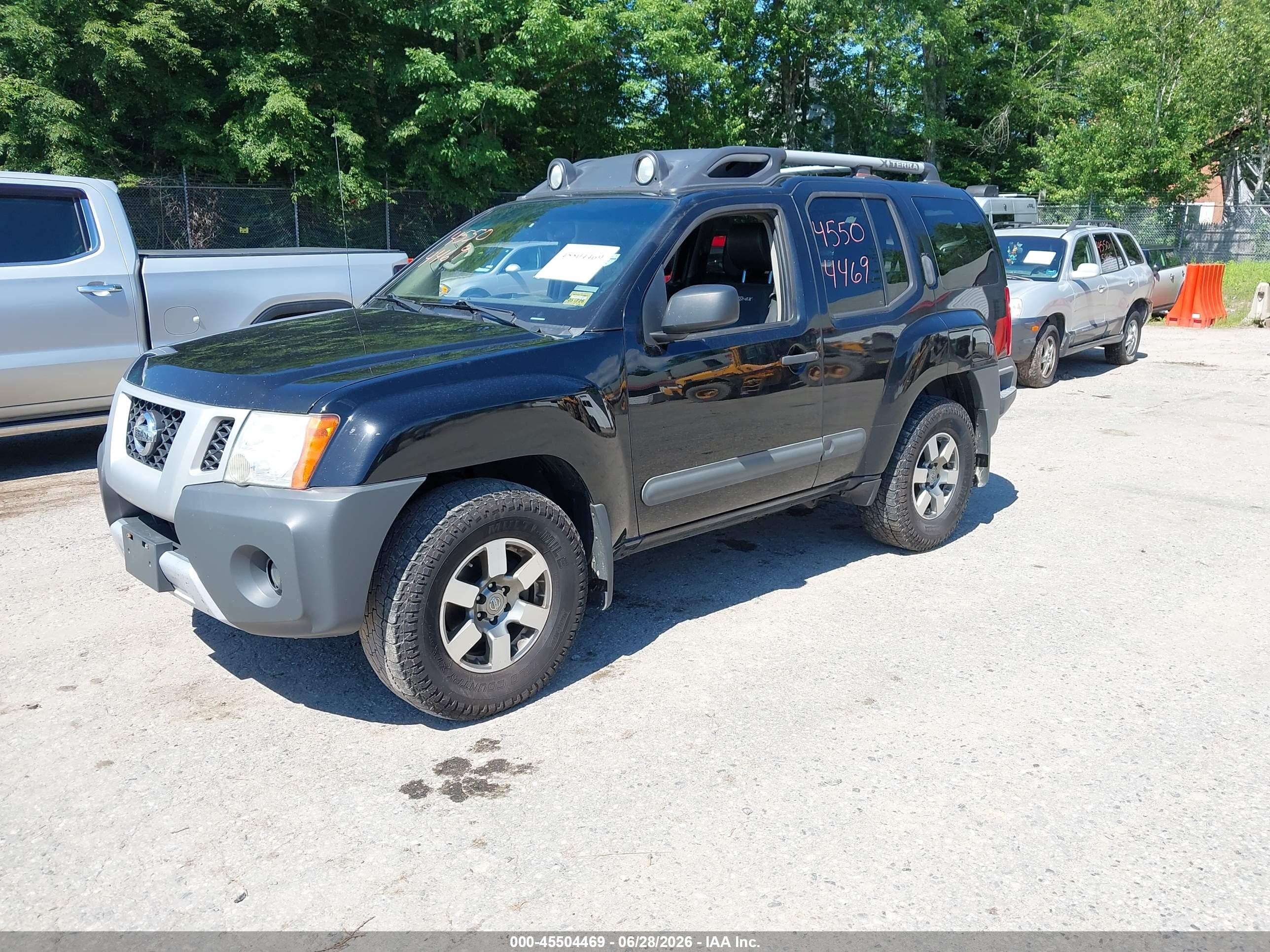 2013 Nissan Xterra Pro-4x Black vin: 5N1AN0NW6DN822292