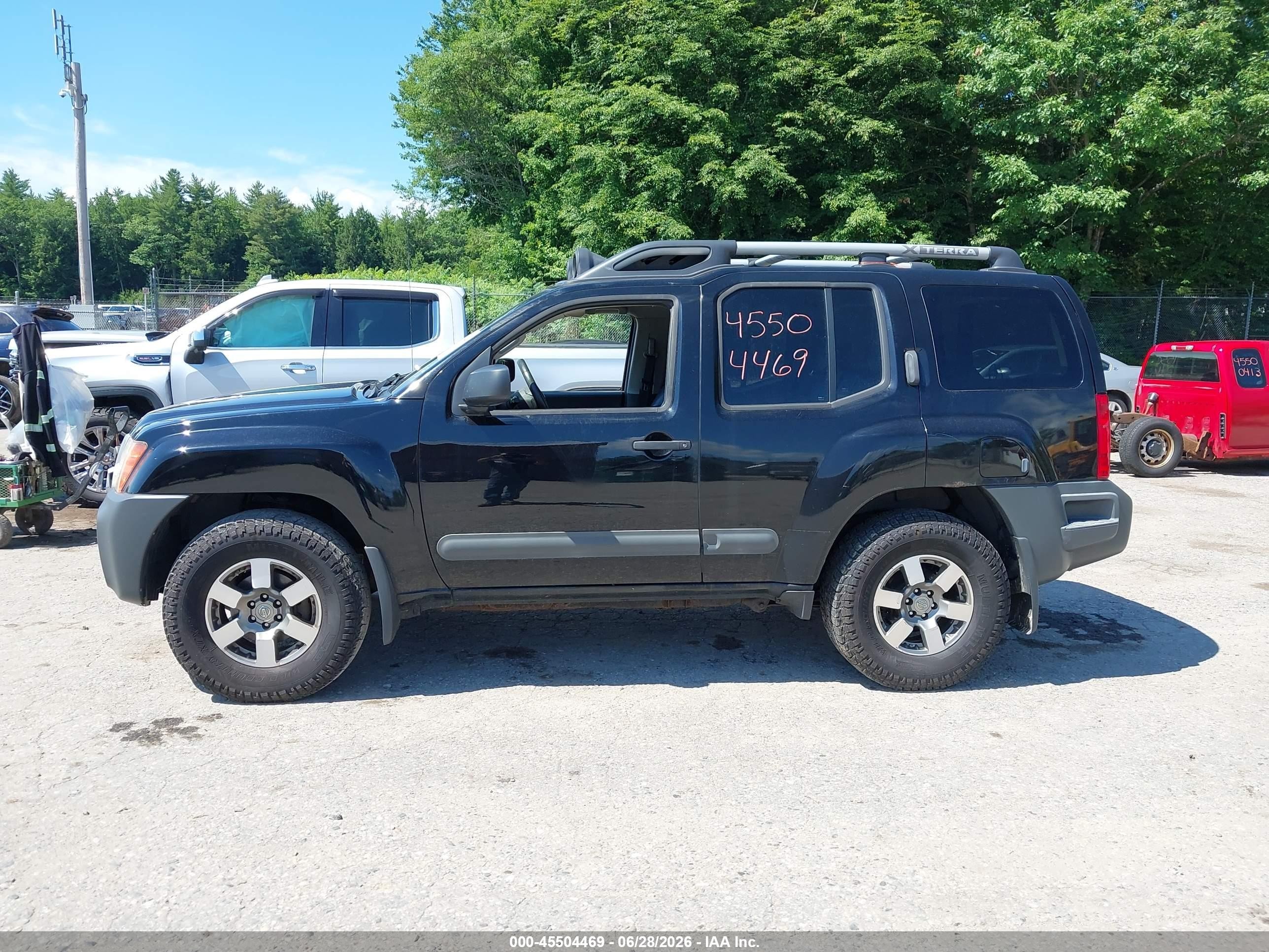 2013 Nissan Xterra Pro-4x Black vin: 5N1AN0NW6DN822292
