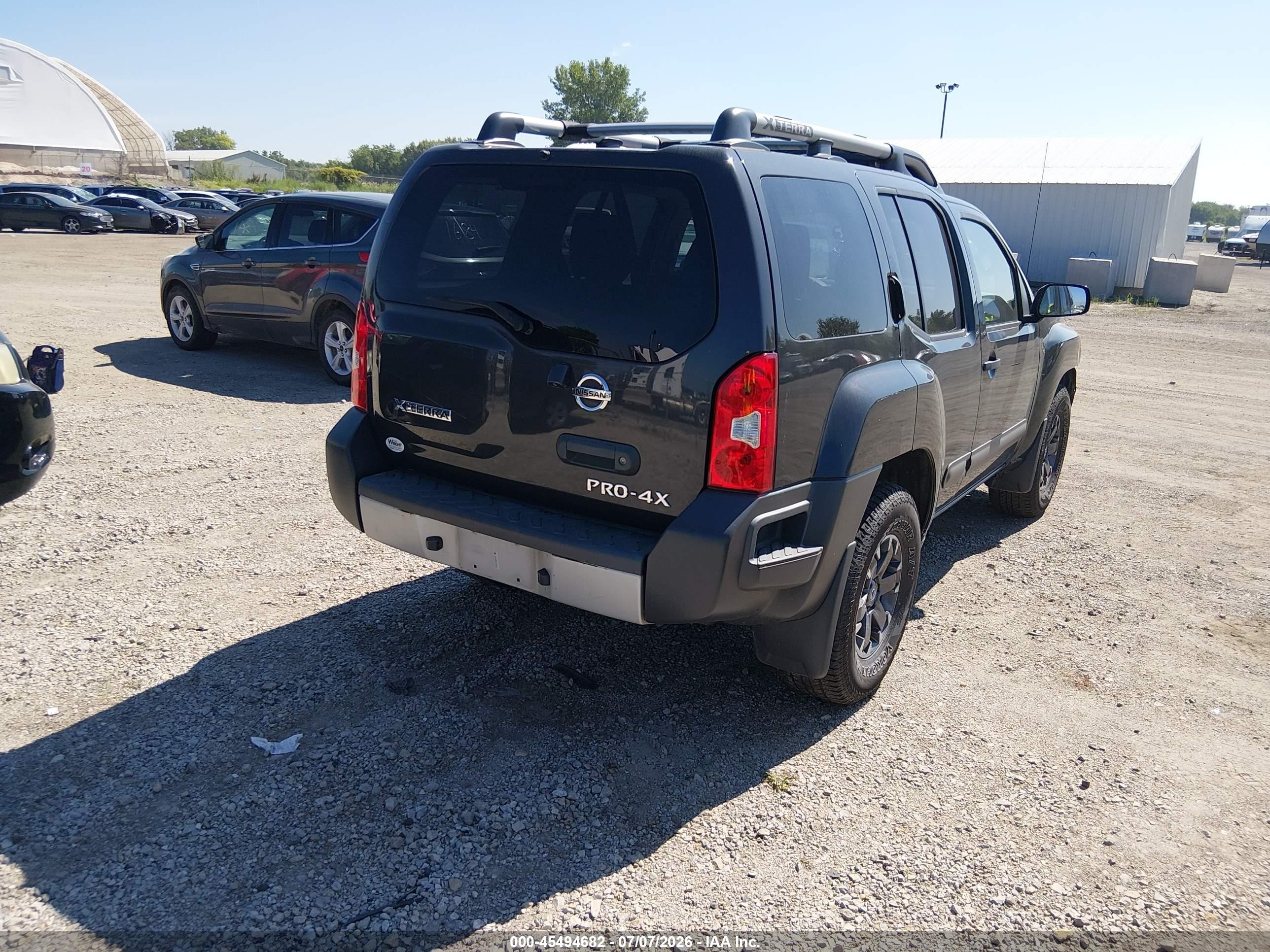 2014 Nissan Xterra Pro-4x Black vin: 5N1AN0NW6EN801637