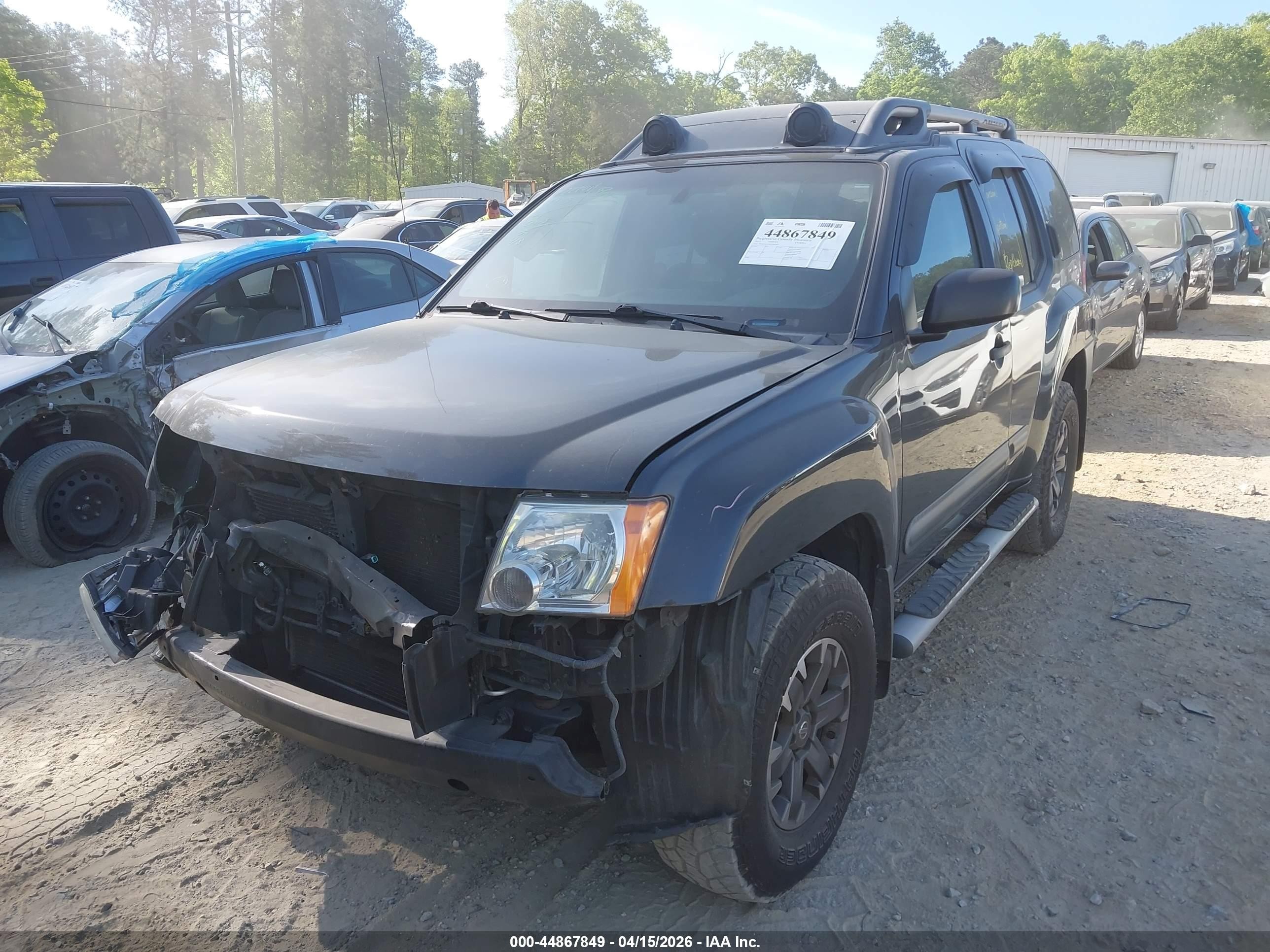 2015 Nissan Xterra Pro-4x Black vin: 5N1AN0NW6FN660439