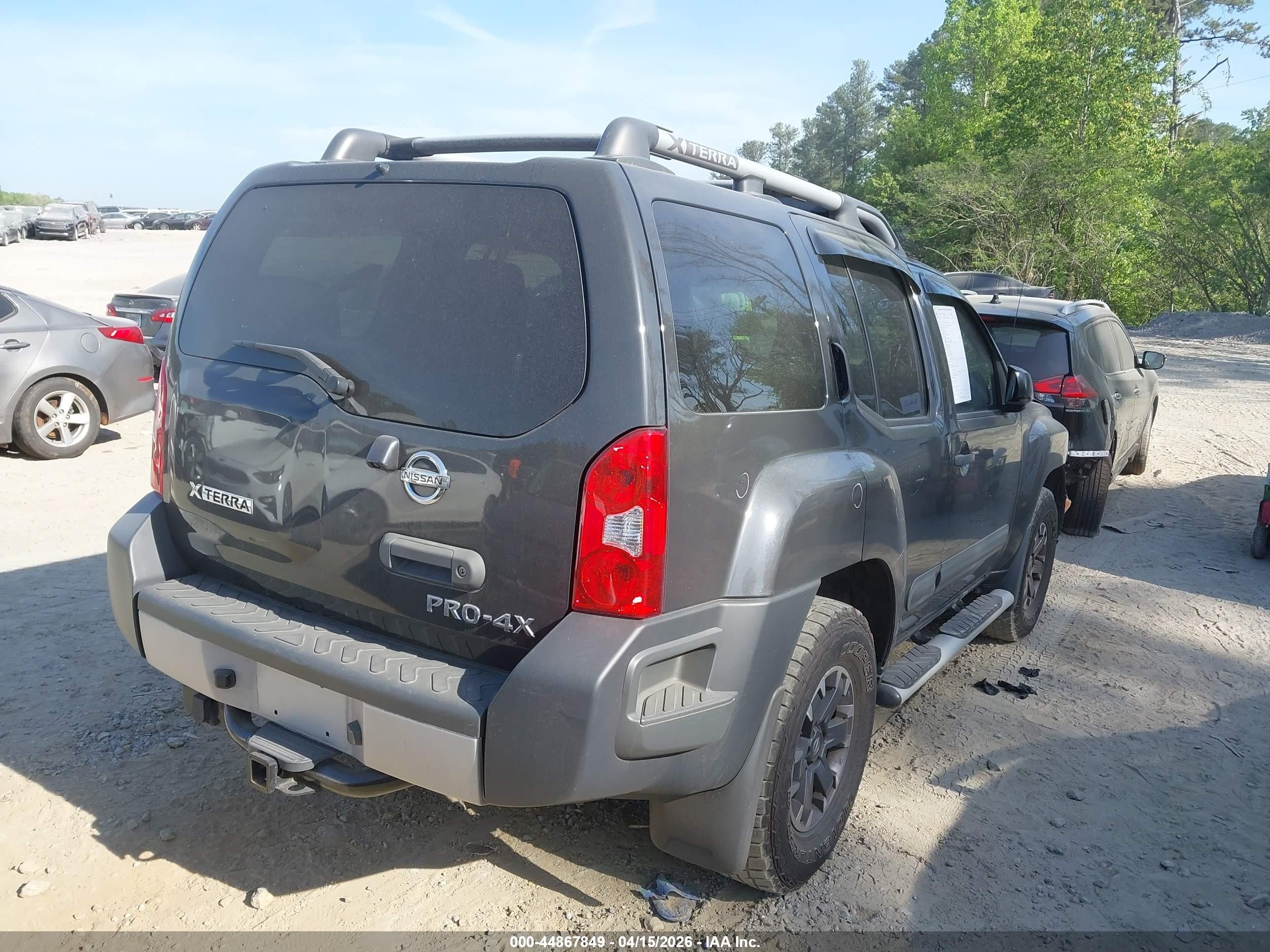 2015 Nissan Xterra Pro-4x Black vin: 5N1AN0NW6FN660439