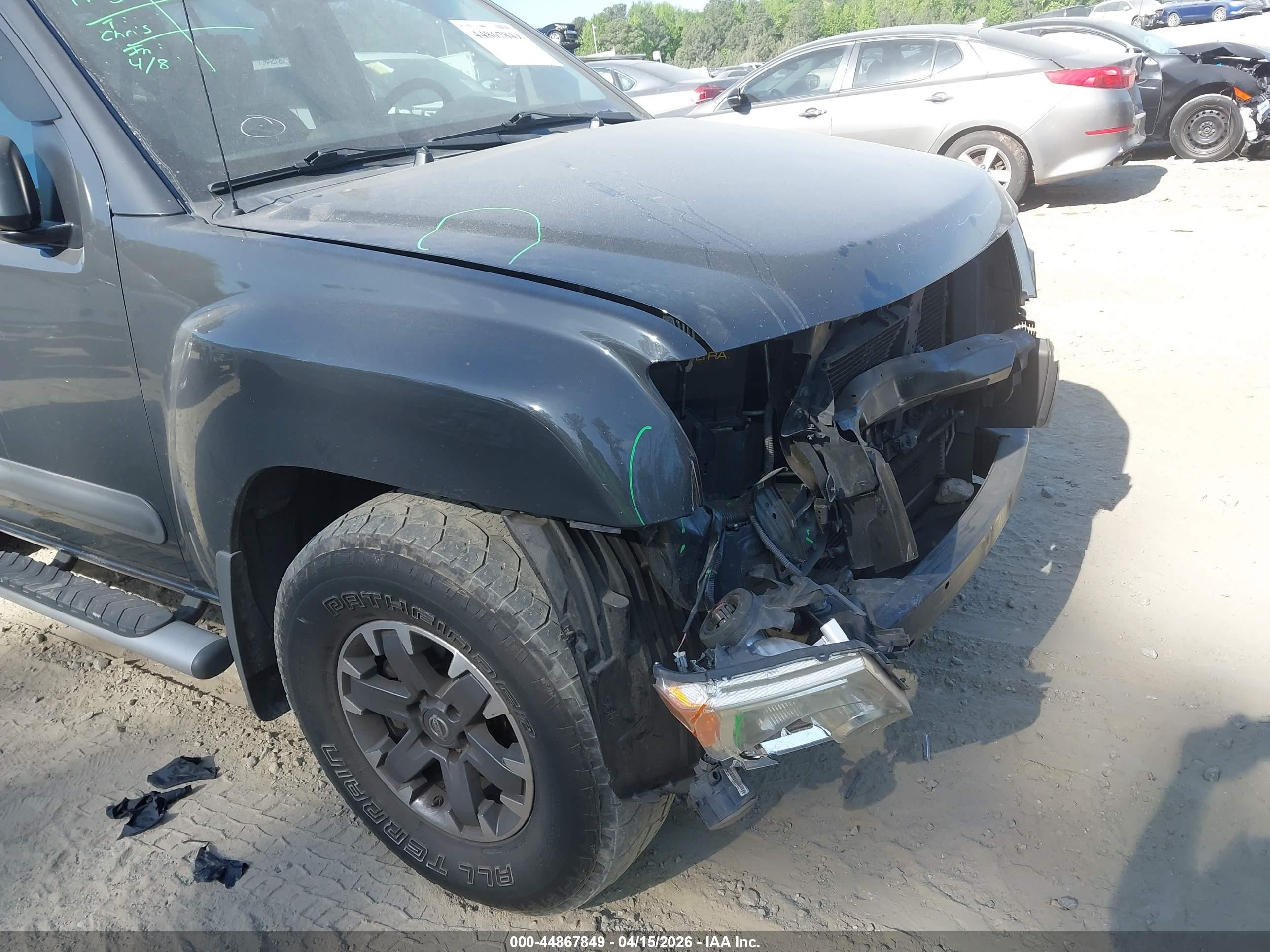 2015 Nissan Xterra Pro-4x Black vin: 5N1AN0NW6FN660439