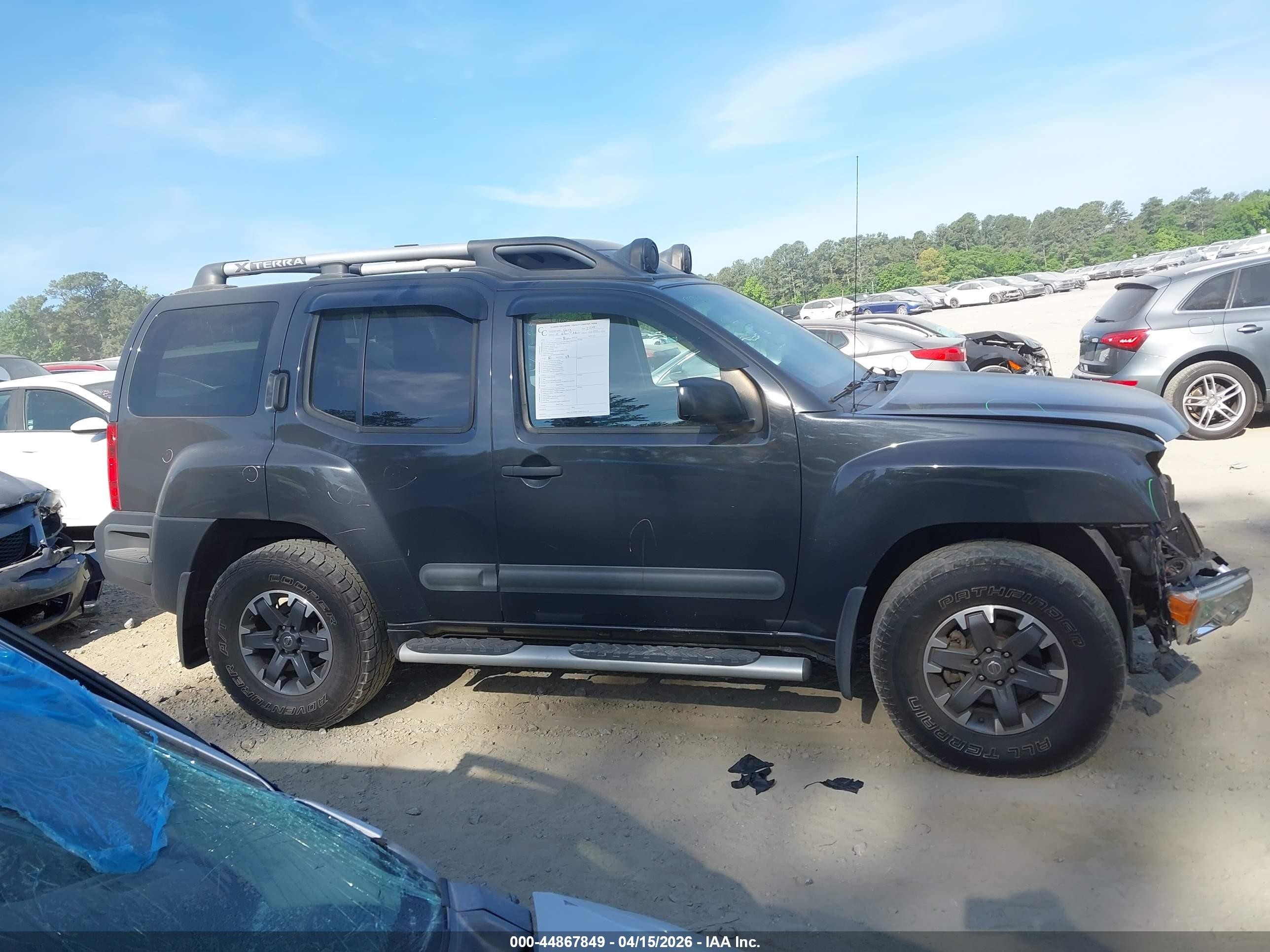 2015 Nissan Xterra Pro-4x Black vin: 5N1AN0NW6FN660439