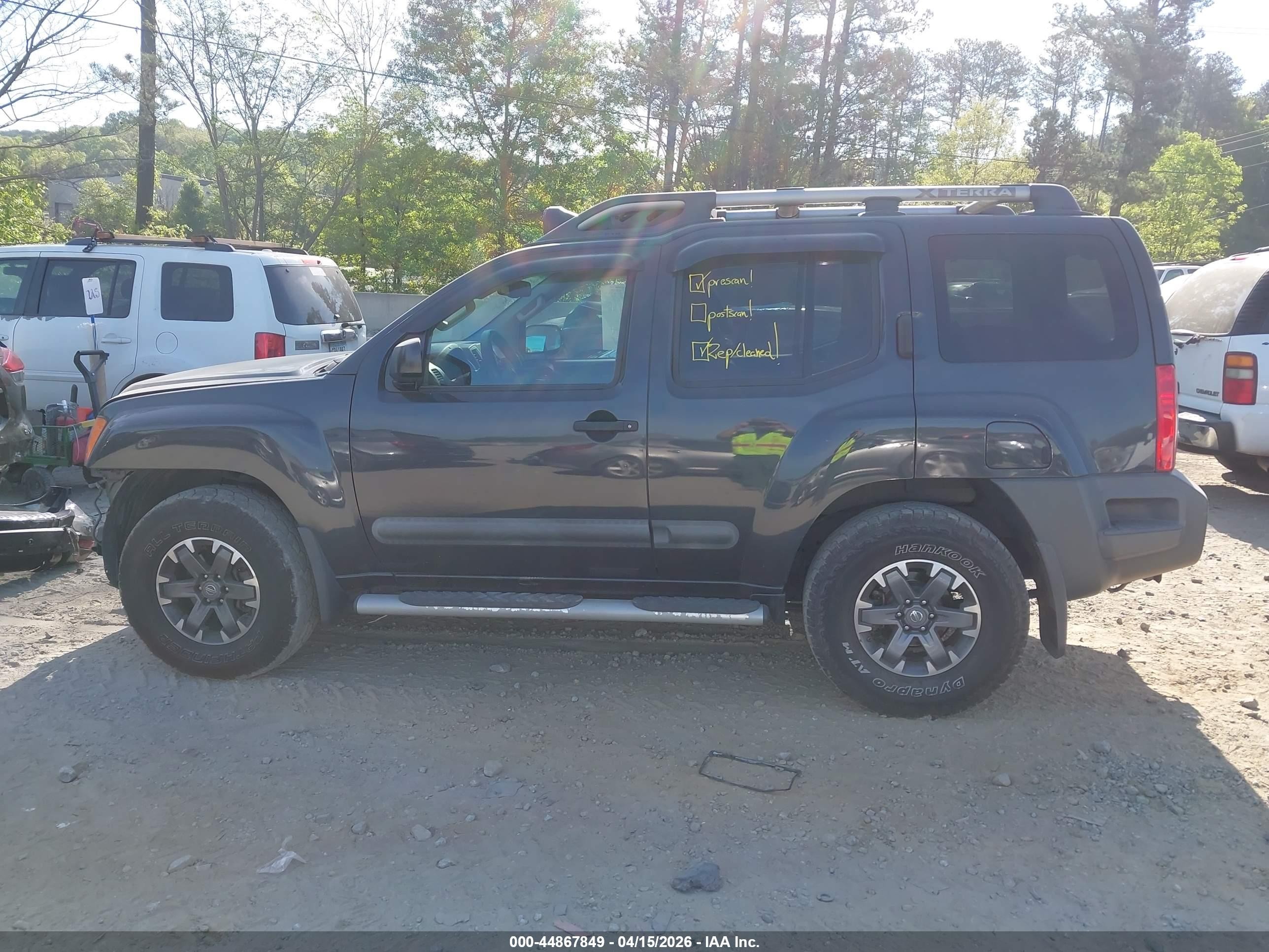 2015 Nissan Xterra Pro-4x Black vin: 5N1AN0NW6FN660439