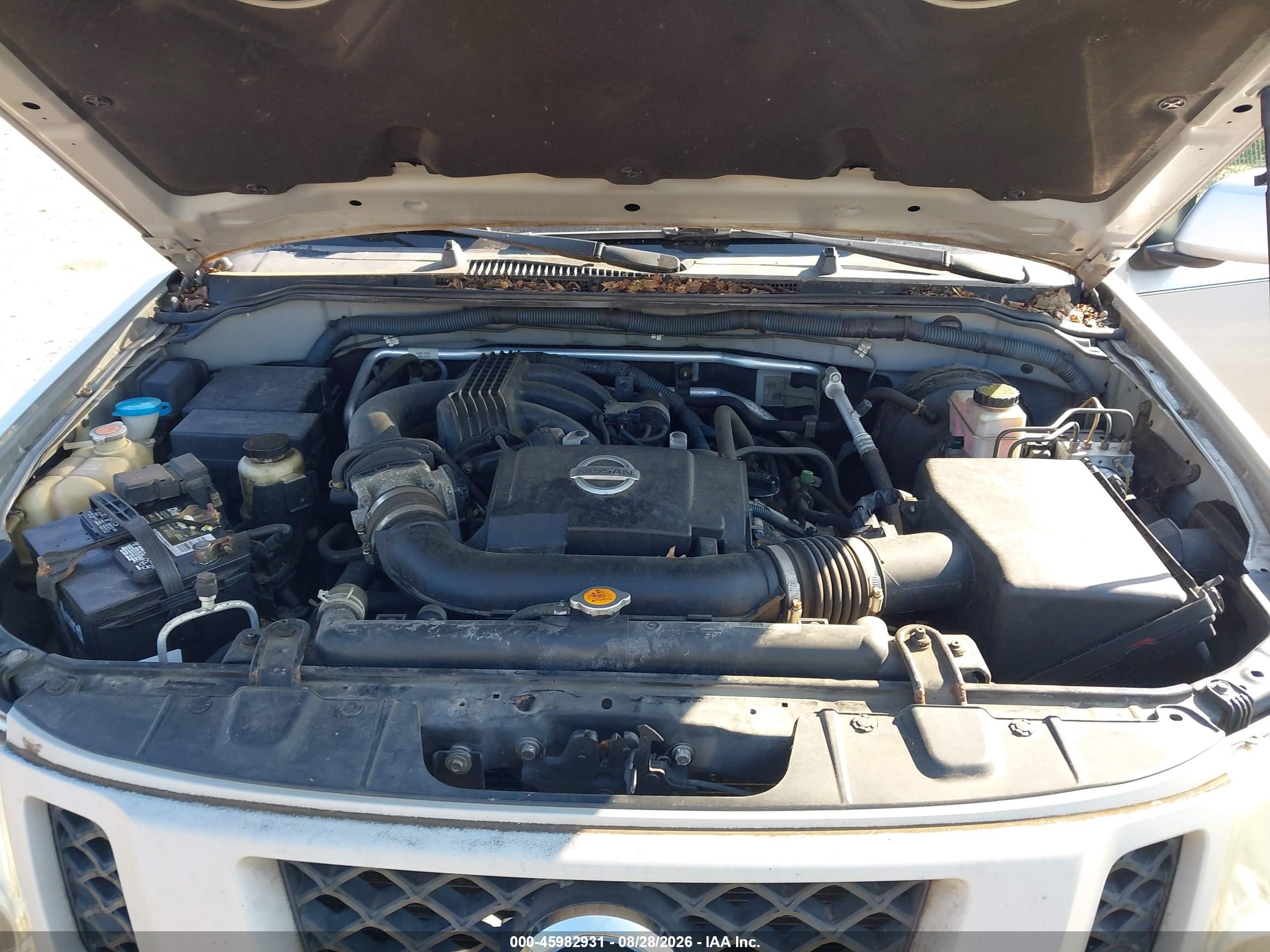 2010 Nissan Xterra Se Silver vin: 5N1AN0NW7AC517763