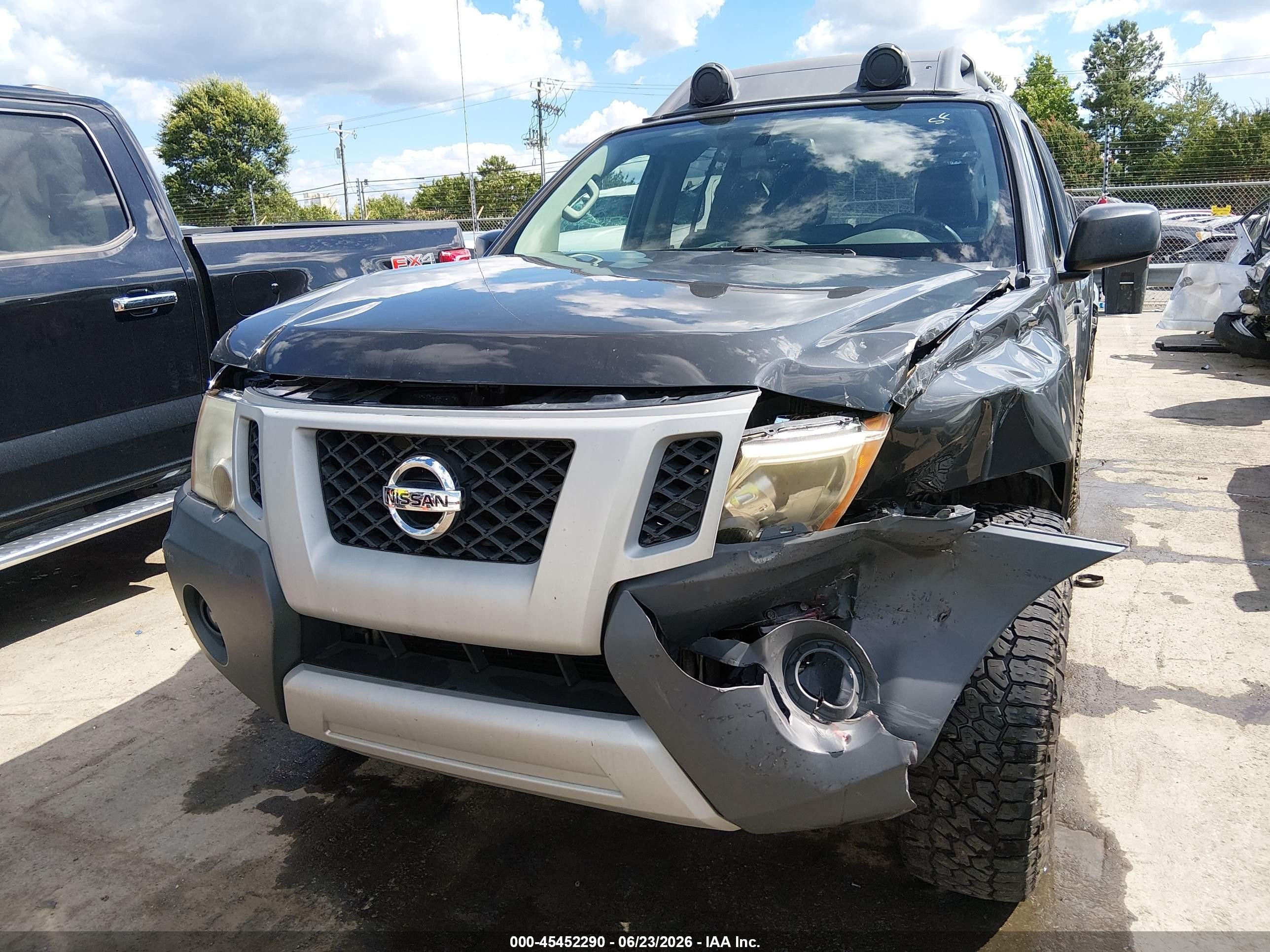 2013 Nissan Xterra Pro-4x Gray vin: 5N1AN0NW7DN819899