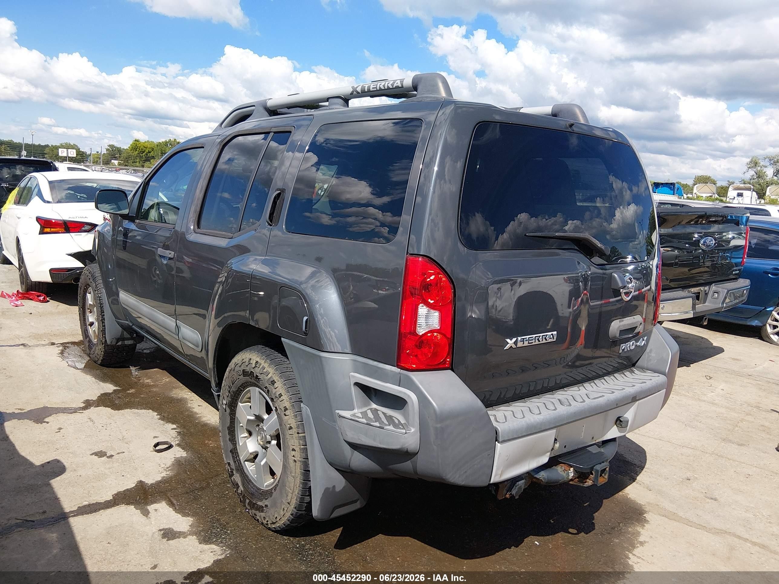 2013 Nissan Xterra Pro-4x Gray vin: 5N1AN0NW7DN819899