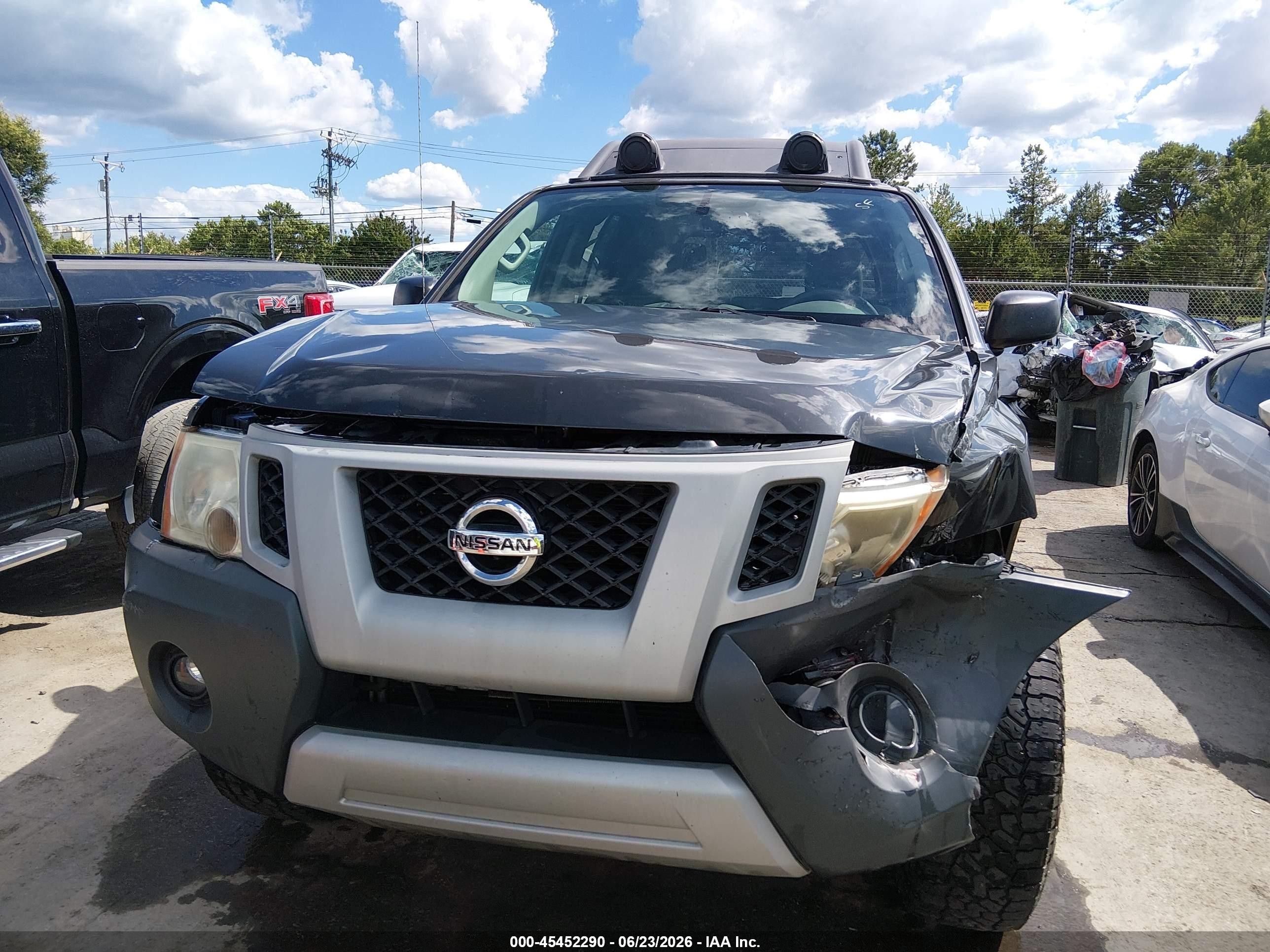 2013 Nissan Xterra Pro-4x Gray vin: 5N1AN0NW7DN819899